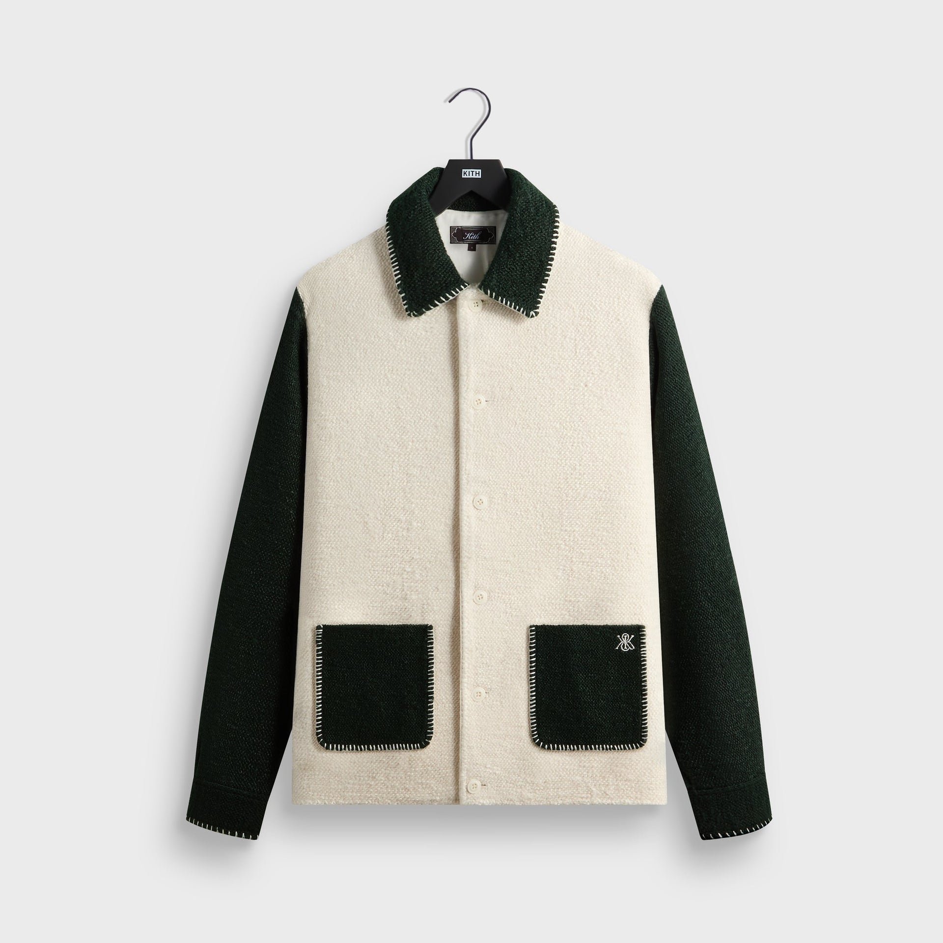 Kith Boucle Boxy Collared Overshirt - Sandrift - PH