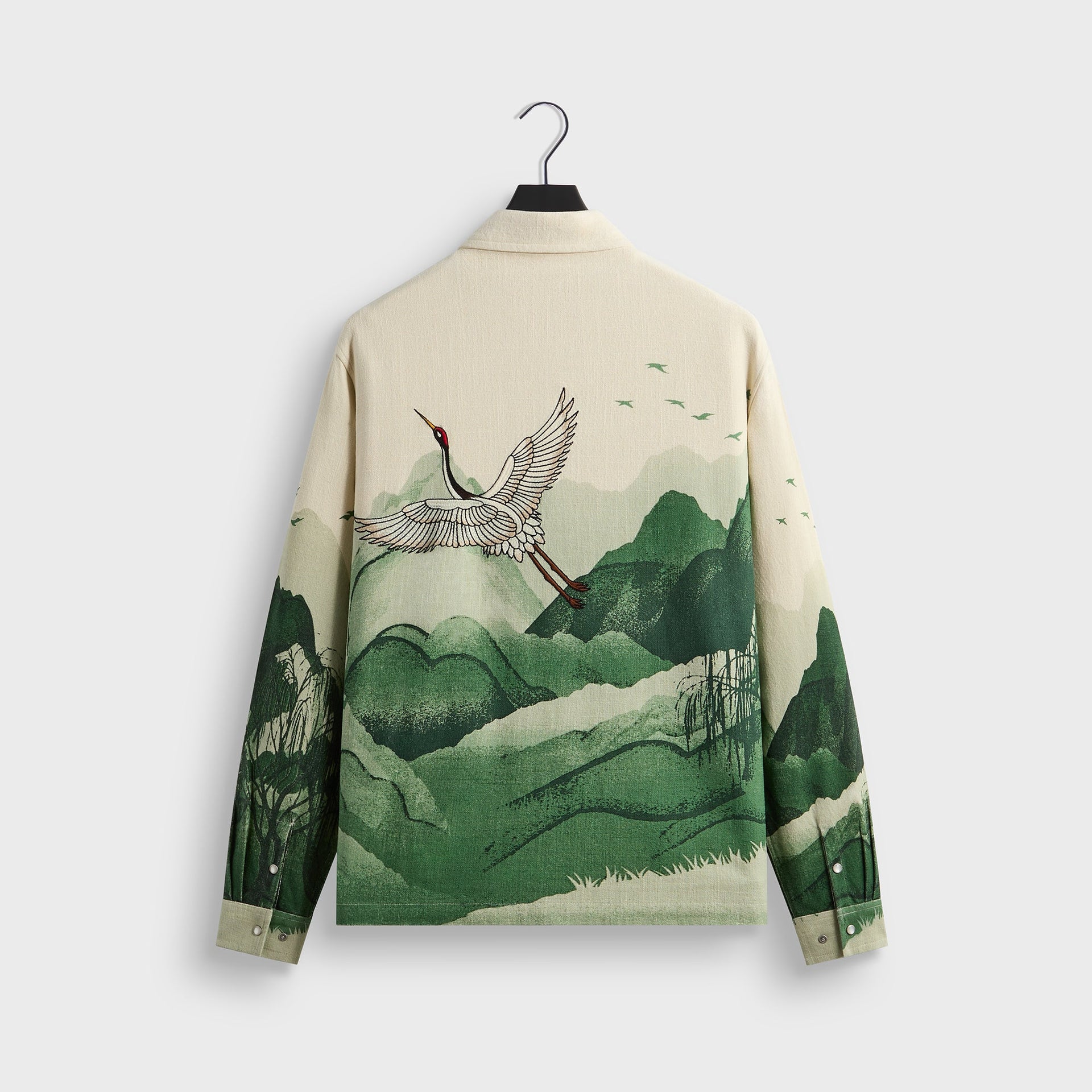 Kith Crane Horizon Long Sleeve BCO Shirt - Waffle