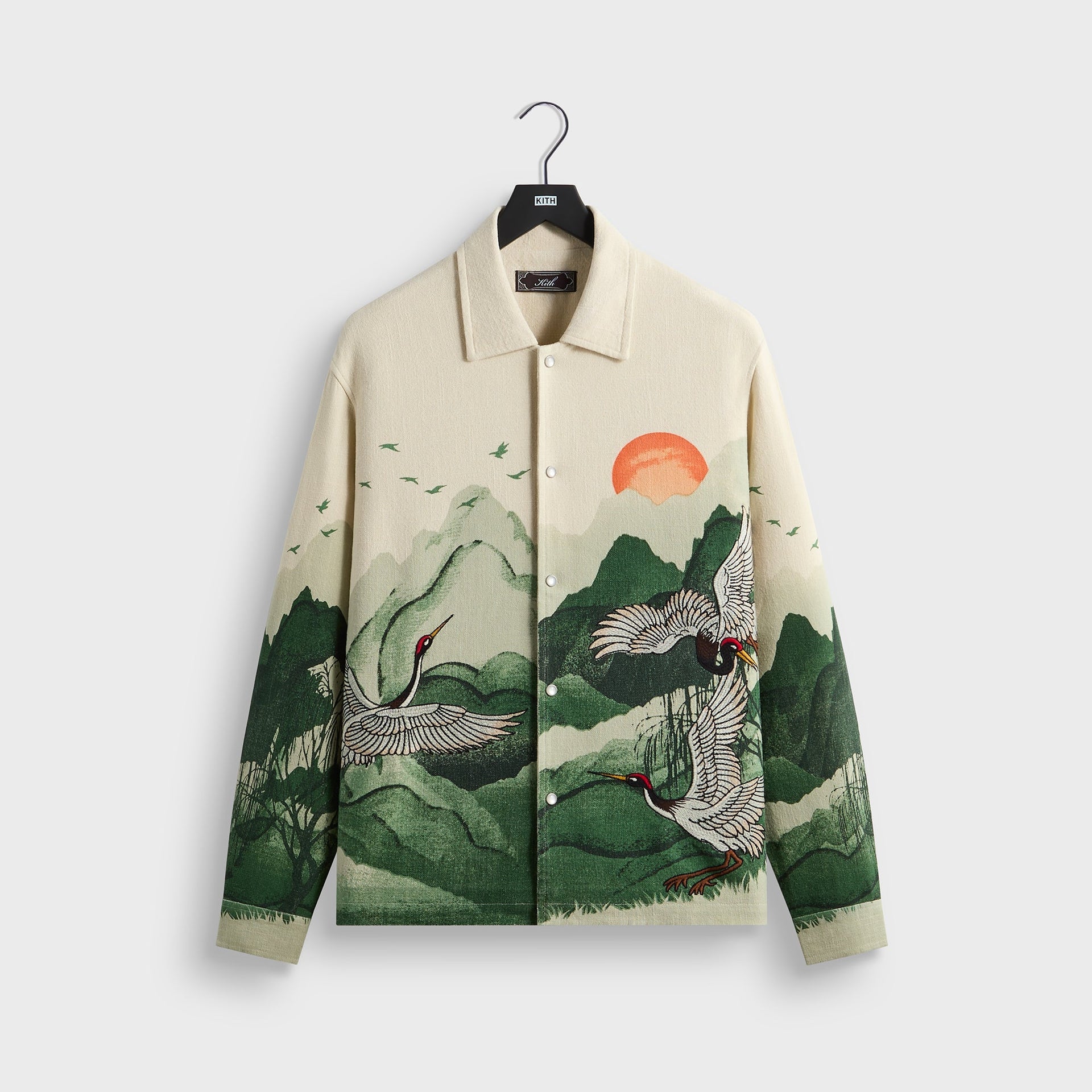 Kith Crane Horizon Long Sleeve BCO Shirt - Waffle - PH