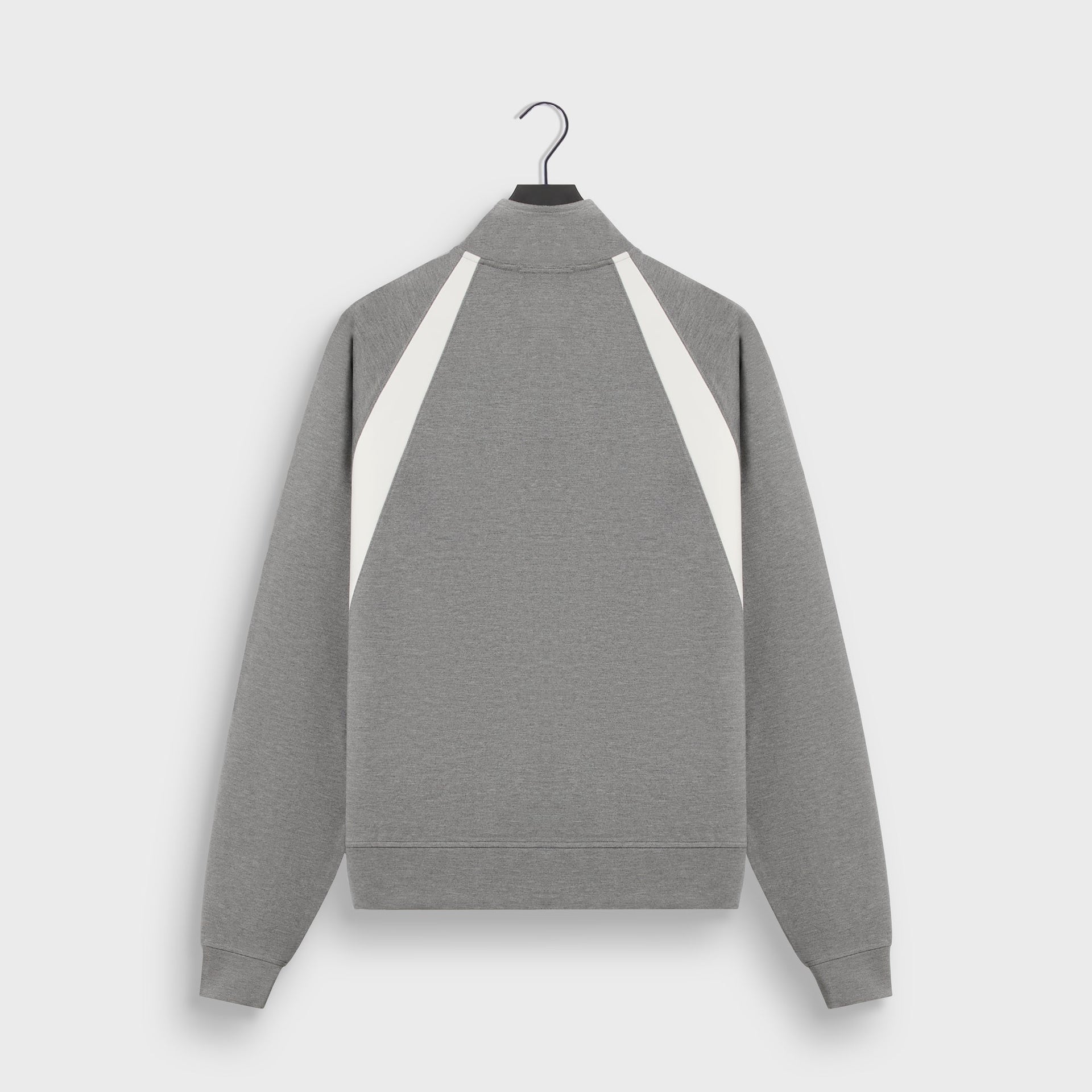 Kith Ponte Novak Quarter Zip - Medium Heather Grey - PH