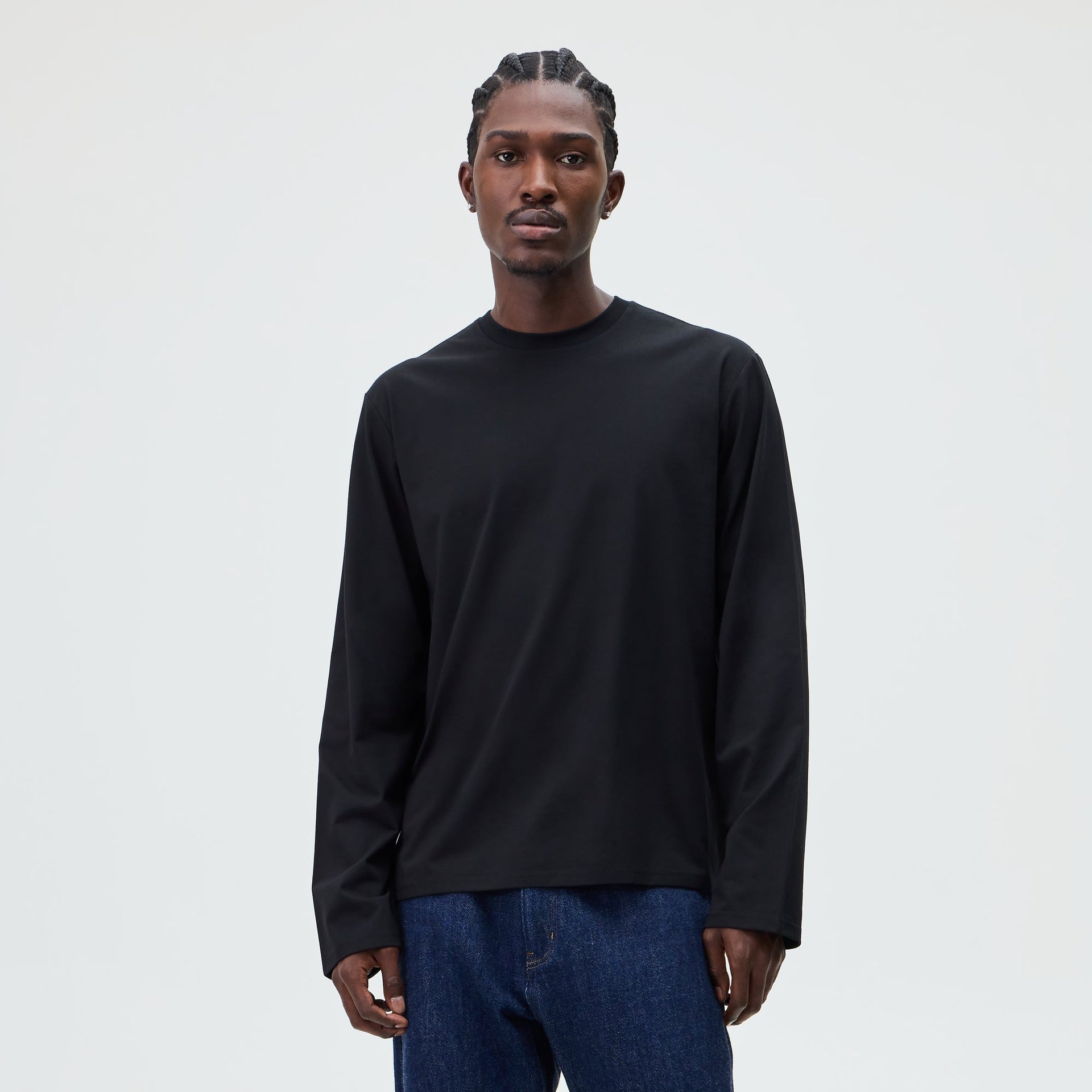 &Kin Long Sleeve Halston Tee - Black - PH