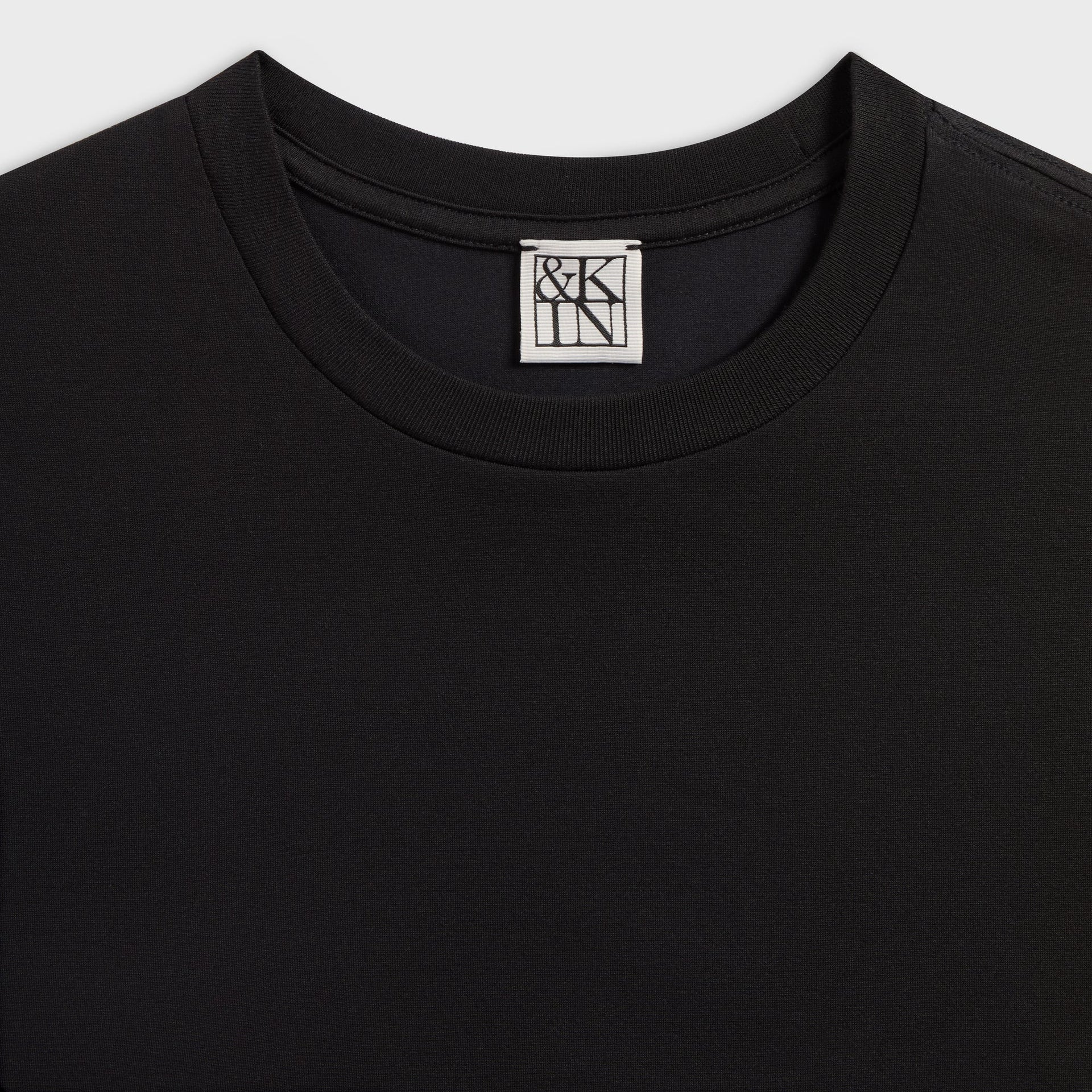 &Kin Long Sleeve Darin Tee - Black - PH