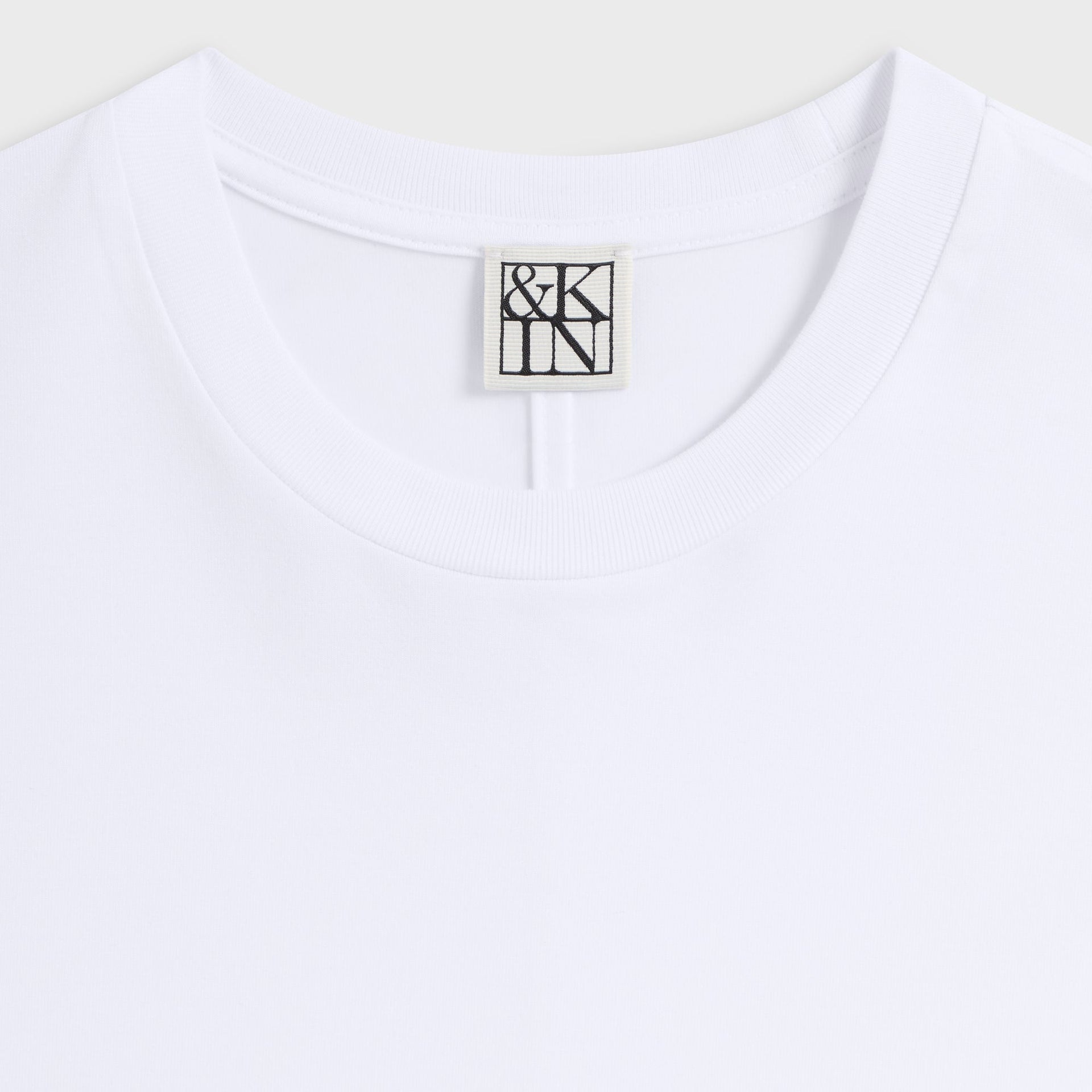 &Kin Long Sleeve Darin Tee - White