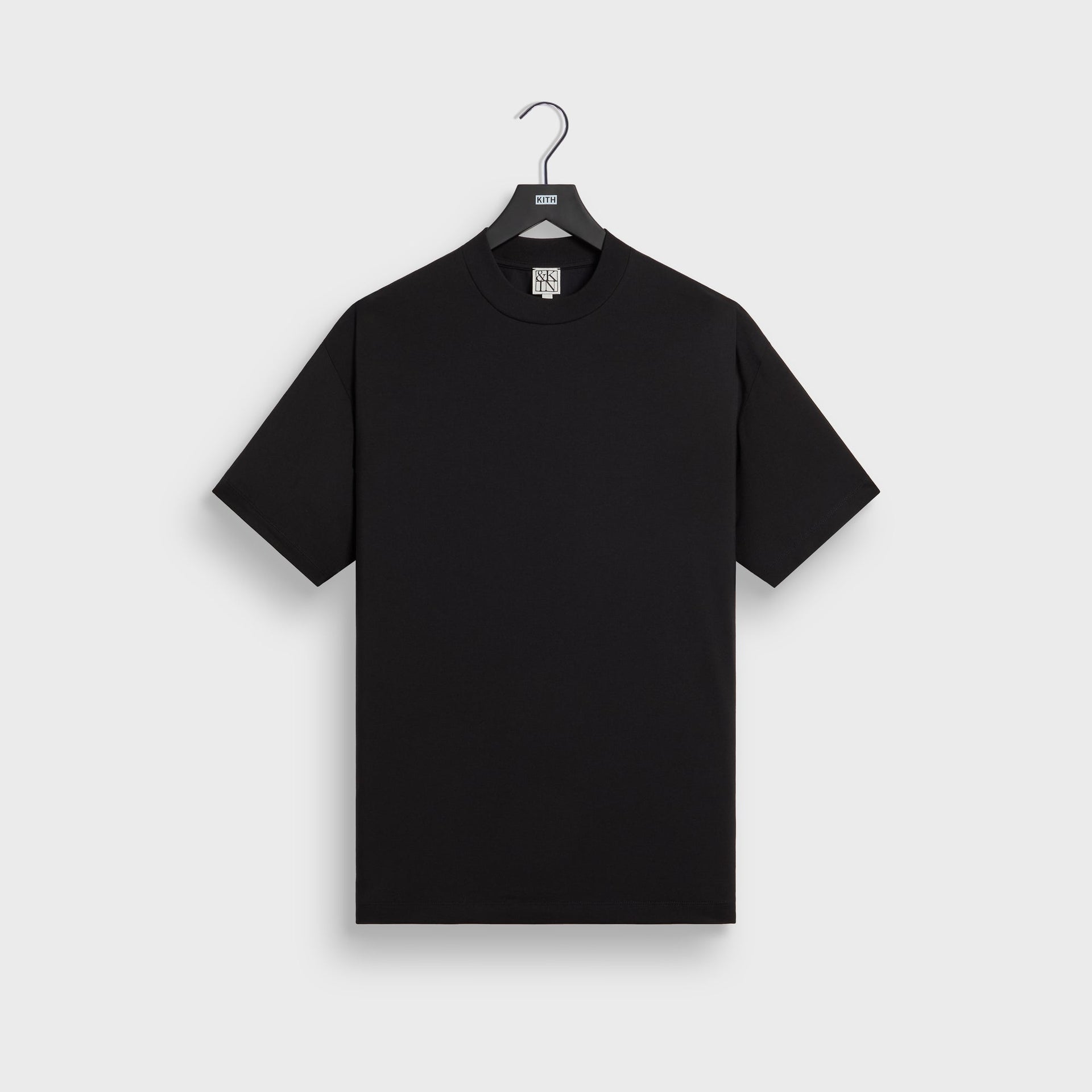 &Kin Mock Neck Albie Tee - Black - PH