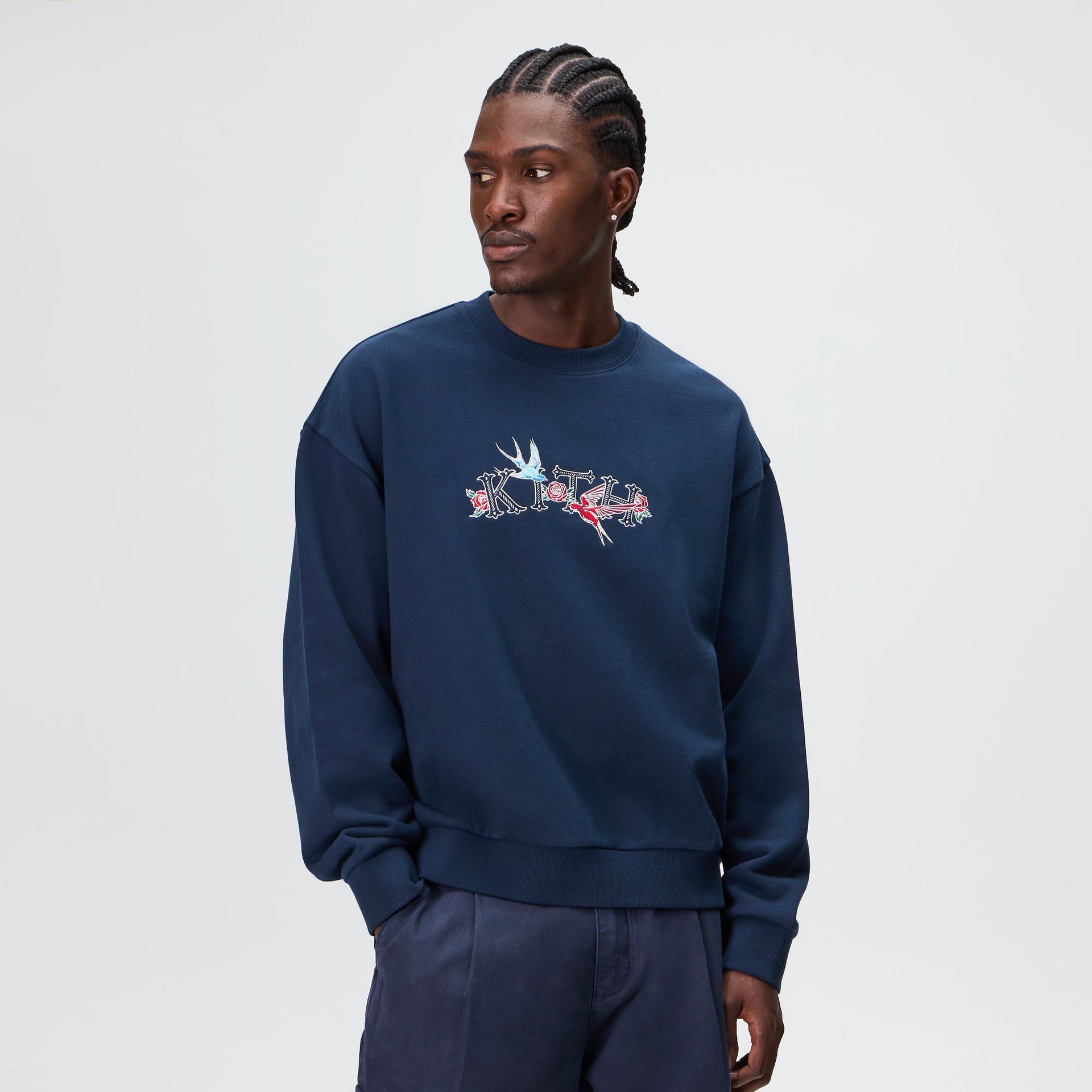 Kith Swallow Rose Nelson Crewneck - Nocturnal - PH