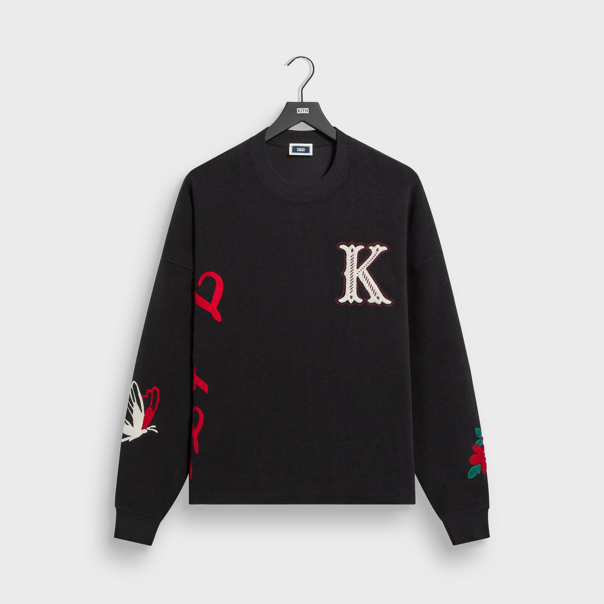 Kith Varsity Lawson Crewneck - Black
