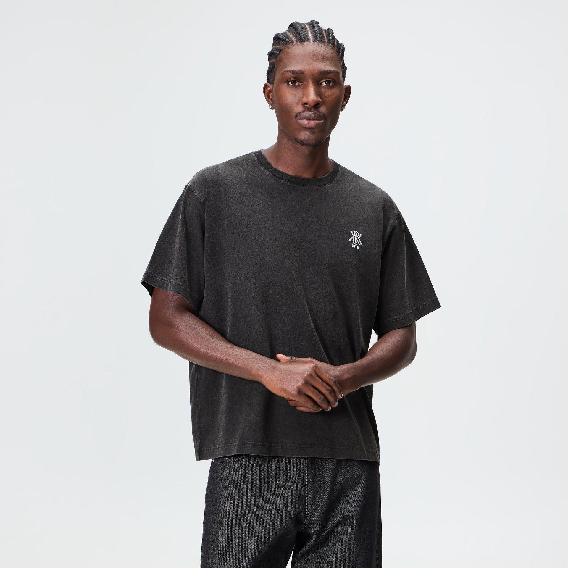 Kith Guardian Alex Boxy Vintage Tee - Black