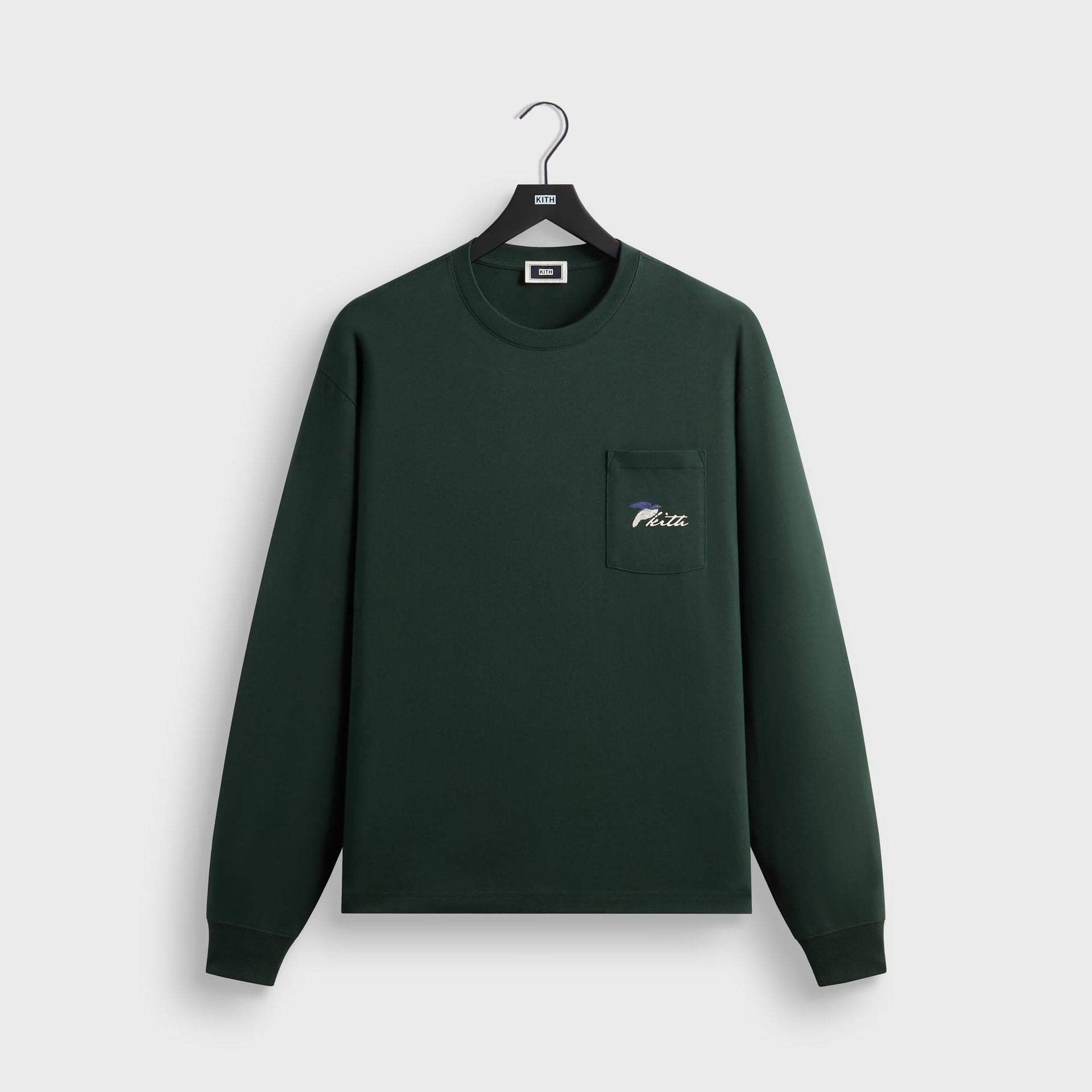 Kith Winter Tailbird Long Sleeve Pocket Tee - Stadium