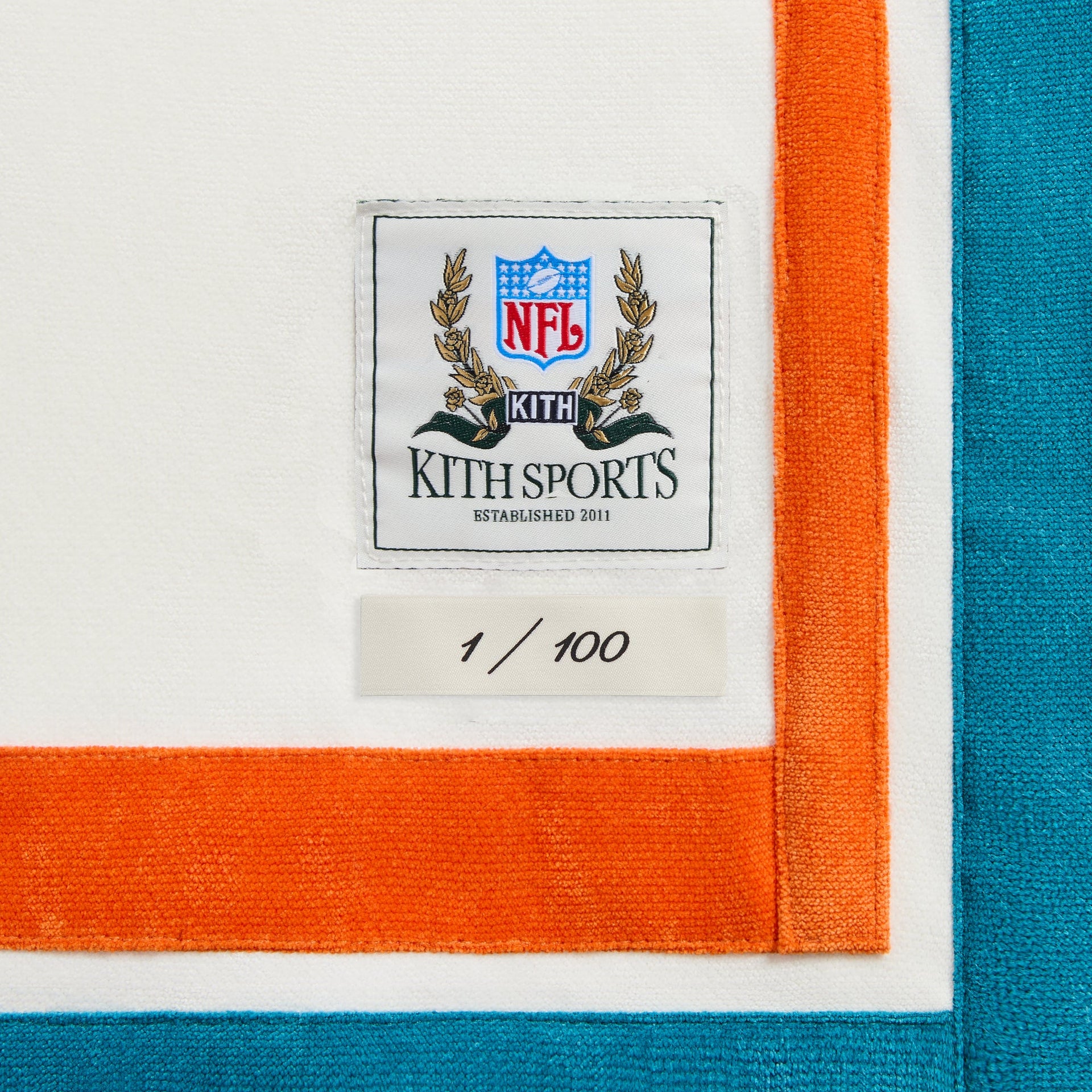Kith & the NFL for the Miami Dolphins Leon Shirt - White