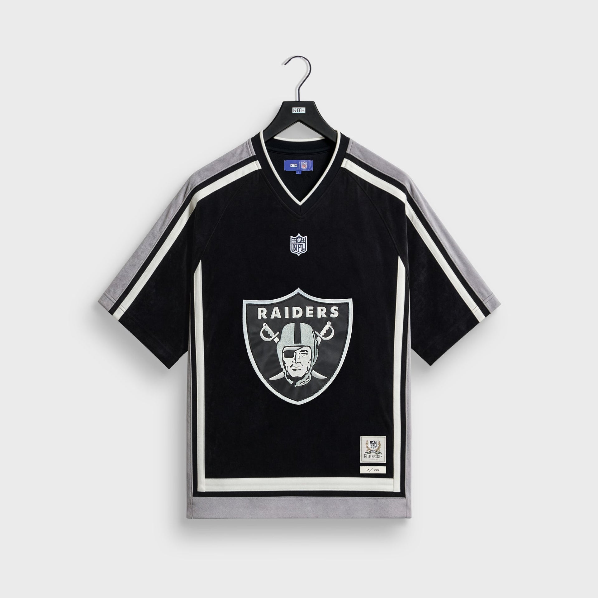 Kith & the NFL for the Oakland Raiders Leon Shirt - Black - PH