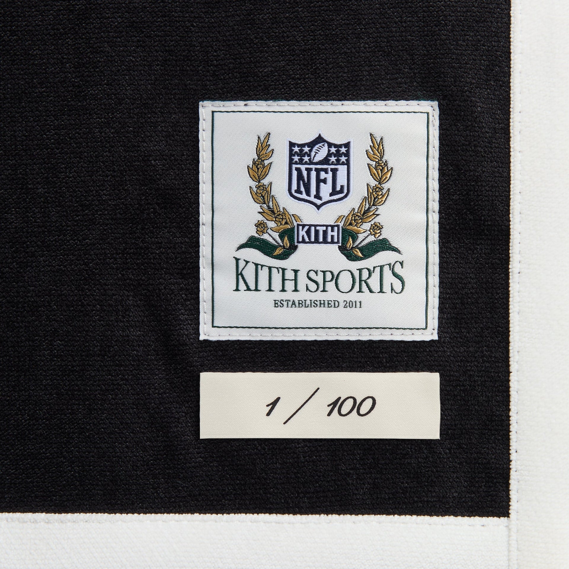 Kith & the NFL for the Oakland Raiders Leon Shirt - Black