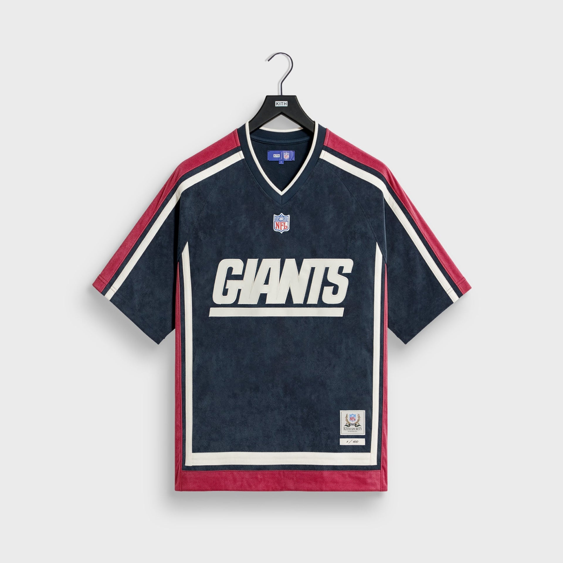 Kith & the NFL for the New York Giants Leon Shirt - Nocturnal