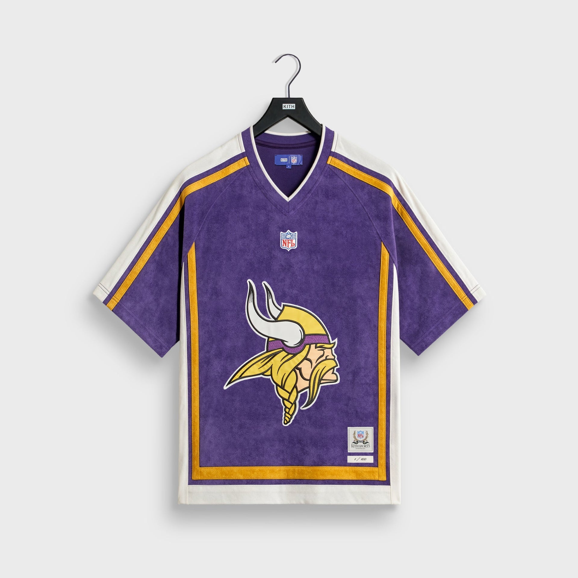 Kith & the NFL for the Minnesota Vikings Leon Shirt - Piper