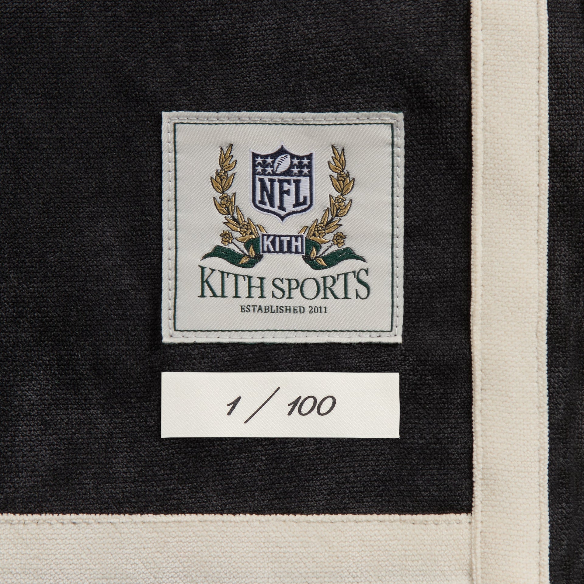 Kith & the NFL for the New Orleans Saints Leon Shirt - Black