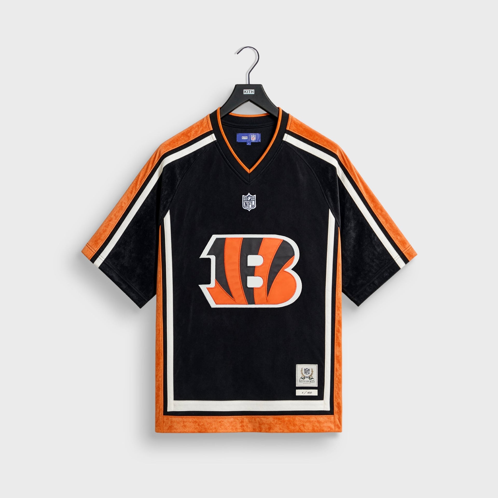 Kith & the NFL for the Cincinnati Bengals Leon Shirt - Black