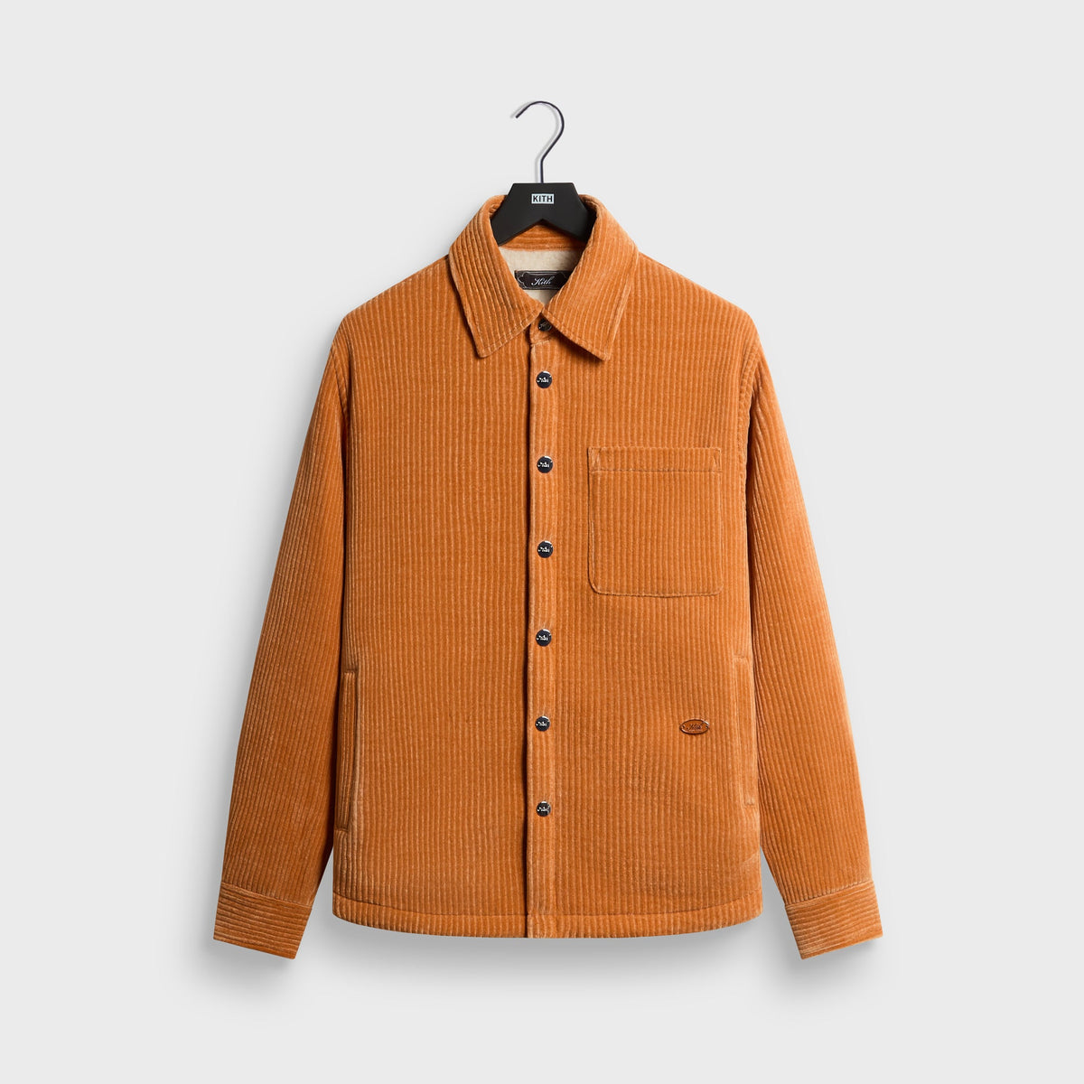 Kith Bonded Cord Boucle Sheridan Shirt Jacket - Sanguine