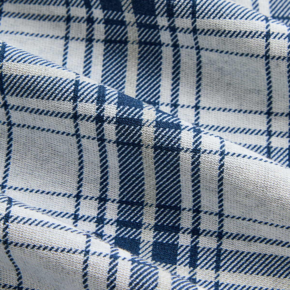 Kith Plaid Jersey Kurt Quarter Zip - Light Heather Grey