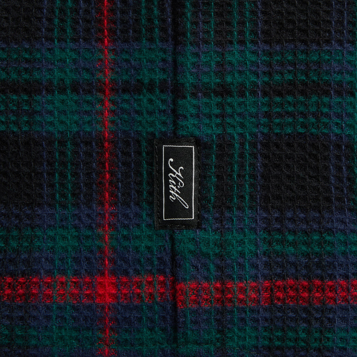 Kith Waffle Plaid Tomas Buttondown Shirt - Black