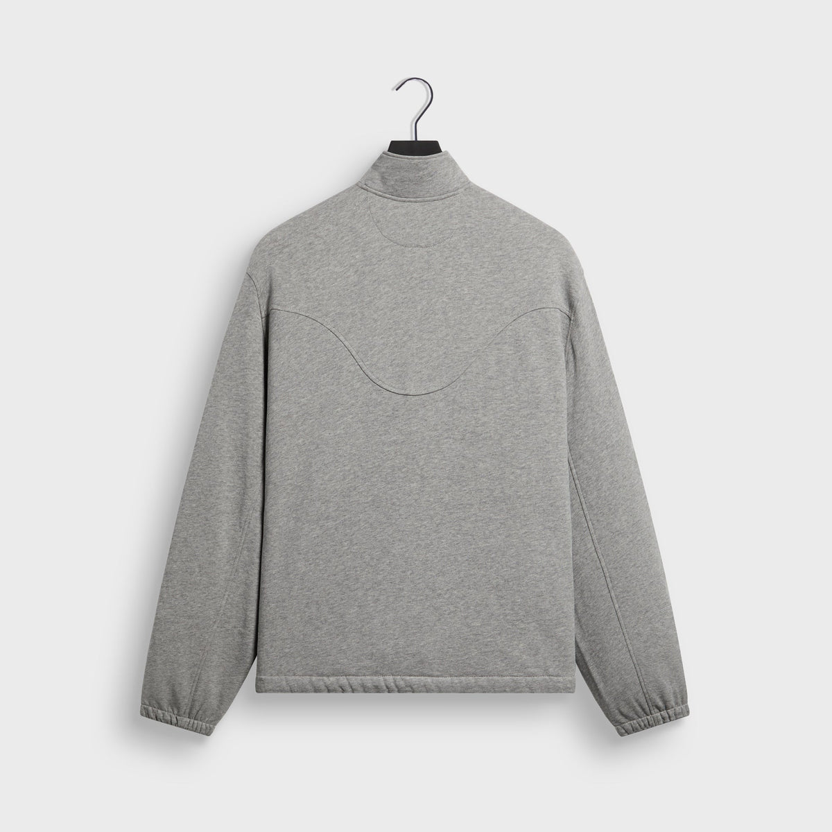 &Kin Pima Cotton Fleece Marshall Quarter Zip - Heather Grey