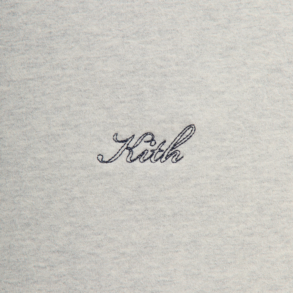 Kith Sueded French Terry Lawson Crewneck - Medium Heather Grey - PH