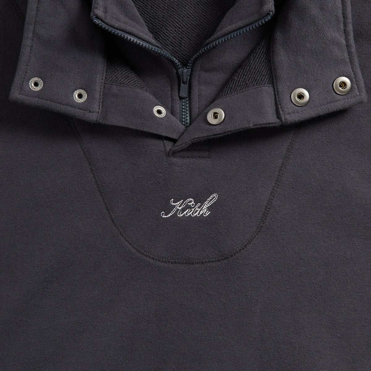 Kith Sueded French Terry Emory Hoodie - Ink - PH