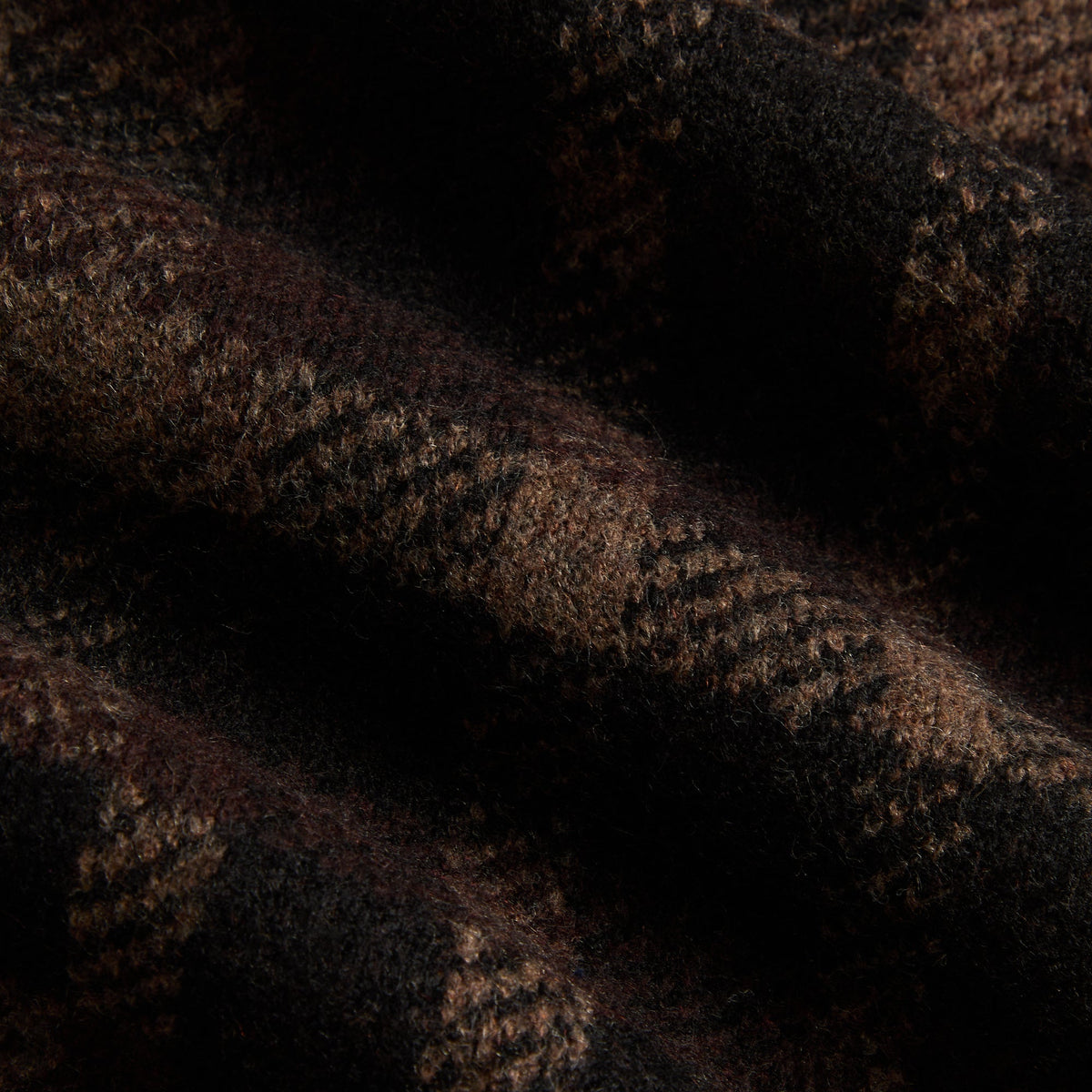Kith Lewis Check Sweater - Black - PH
