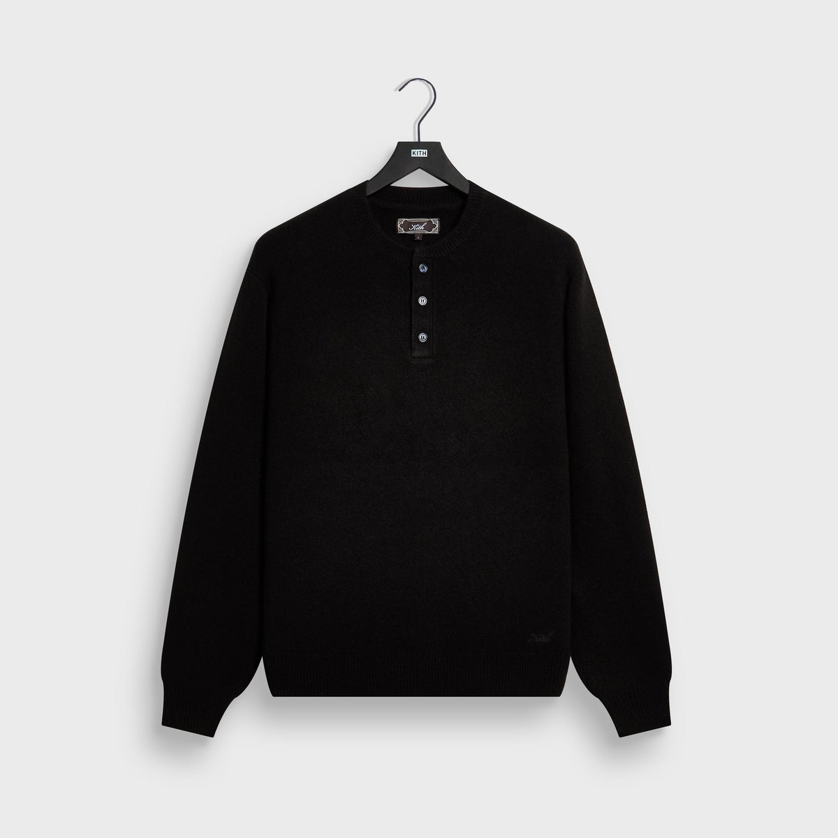 Kith Harmon Henley Sweater - Black