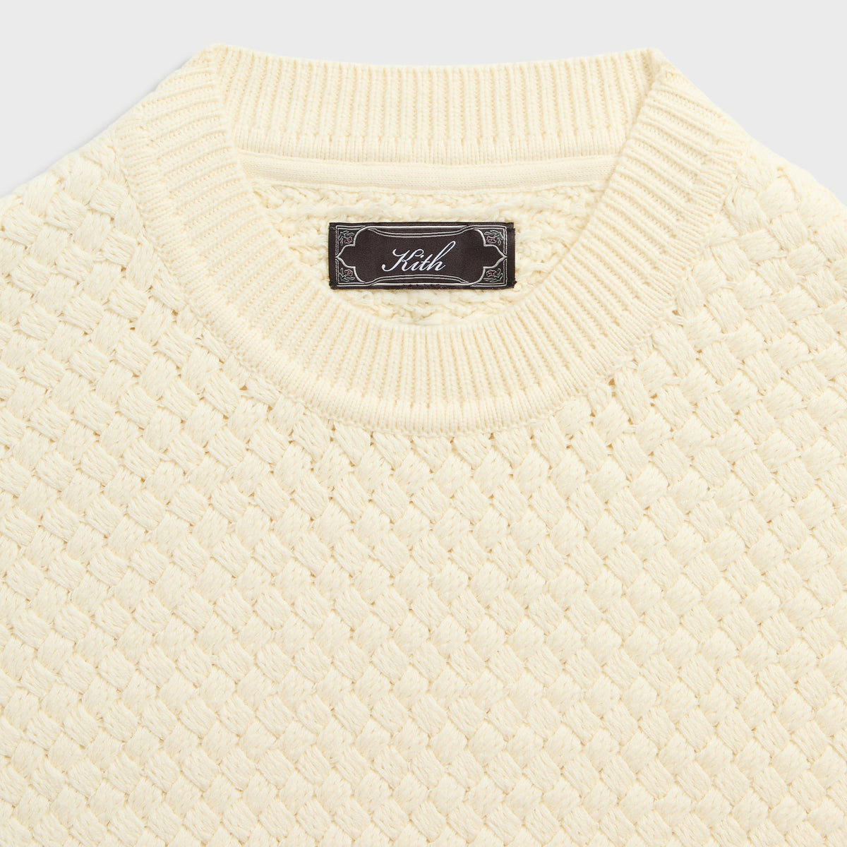 Kith Basketweave Lewis Crewneck - Sandrift - PH