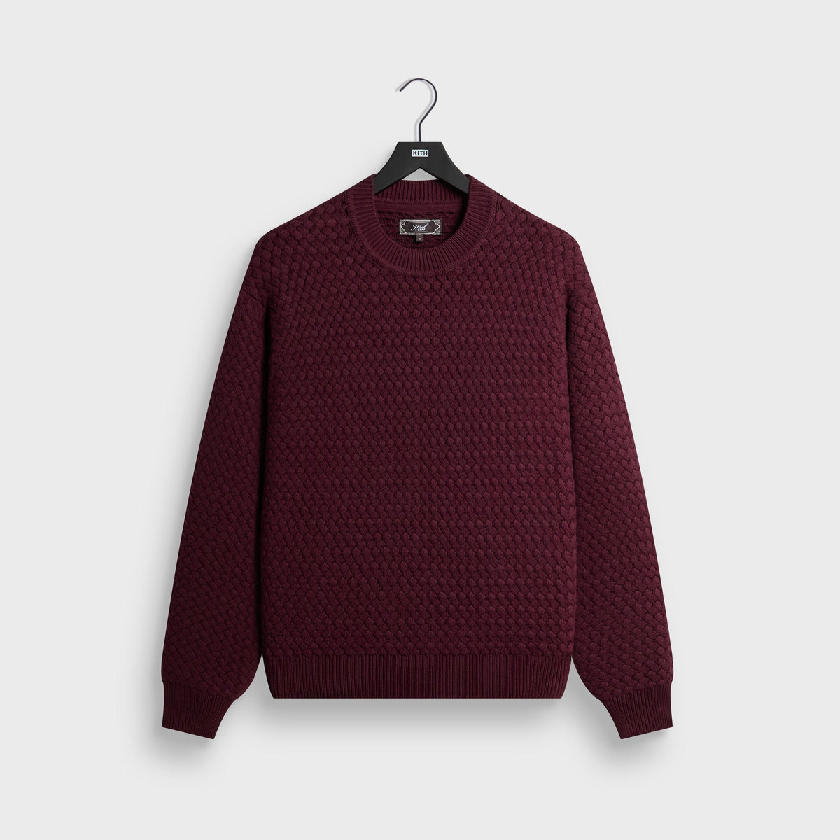Kith Basketweave Lewis Crewneck - Magma - PH