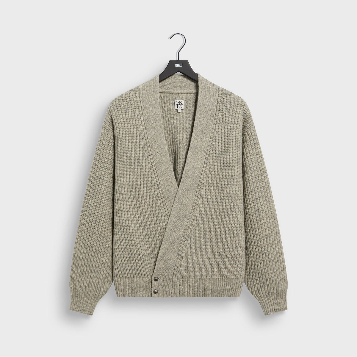 &Kin Charles Crossover Cardigan - Heather Grey - PH