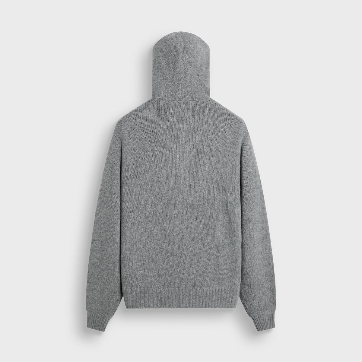 &Kin Wool Cashmere Lionel Full Zip Hoodie - Heather Grey - PH