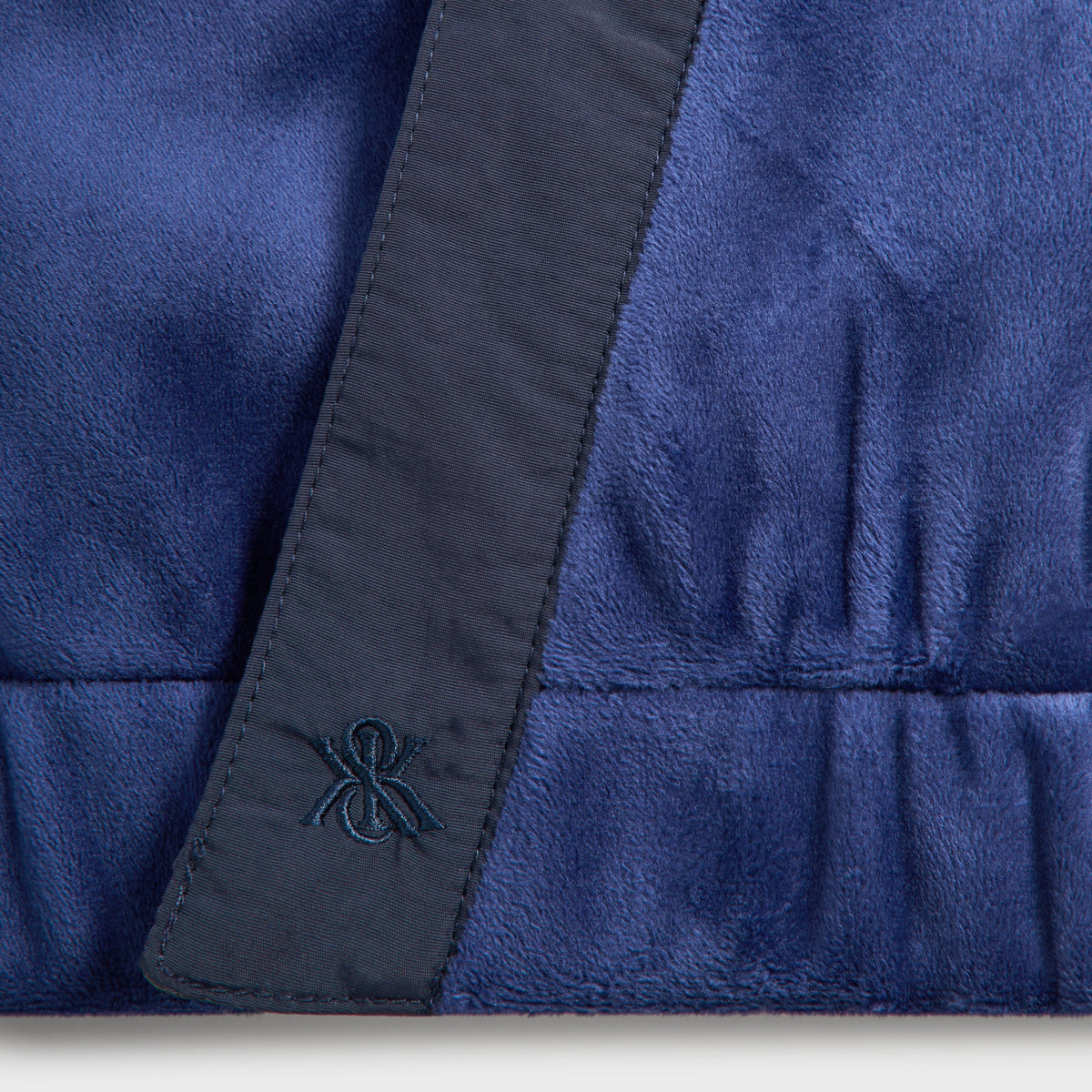 Kith Plush Double Fleece Strauss Cardigan - Deep Royal
