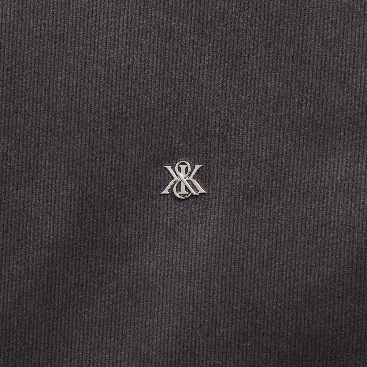 Kith Plush Corduroy Cole Quarter Zip - Battleship - PH
