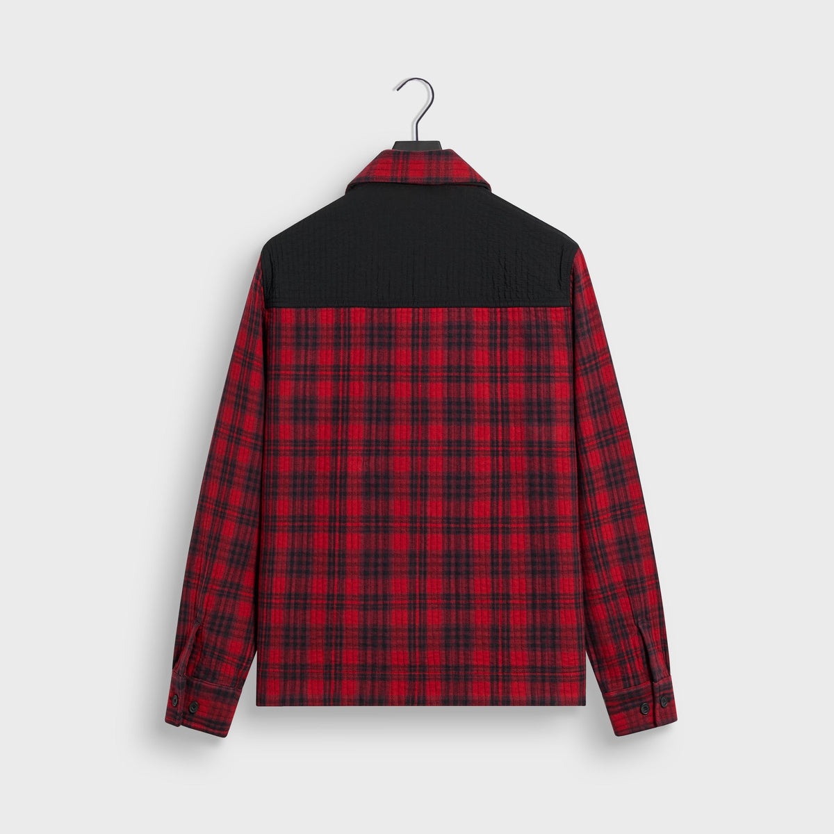 Kith Quilted Flannel Boxy Collared Overshirt - Allure