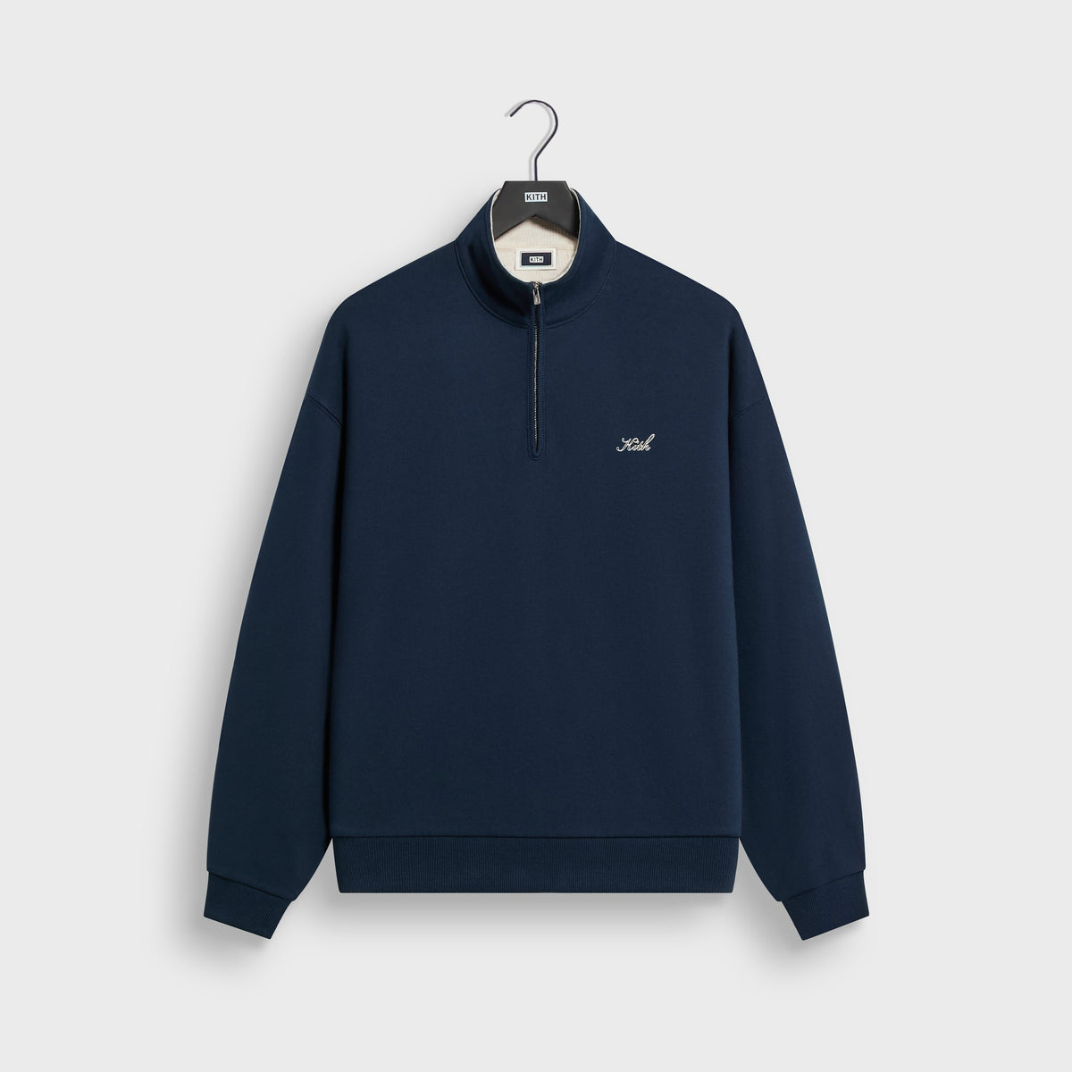 Kith Thermal Lined Fleece Nelson Quarter Zip - Nocturnal - PH