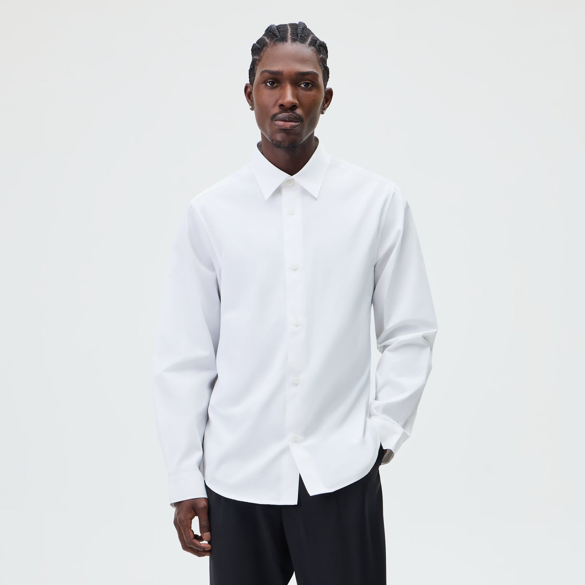 &Kin Poplin Georgie Shirt - White - PH