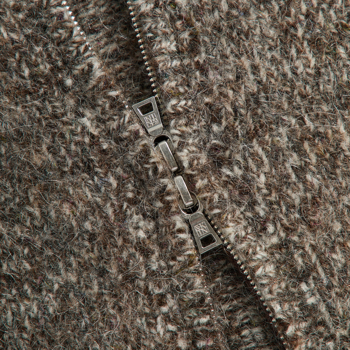 &Kin Mohair Blend Lionel Full Zip Hoodie - Clever