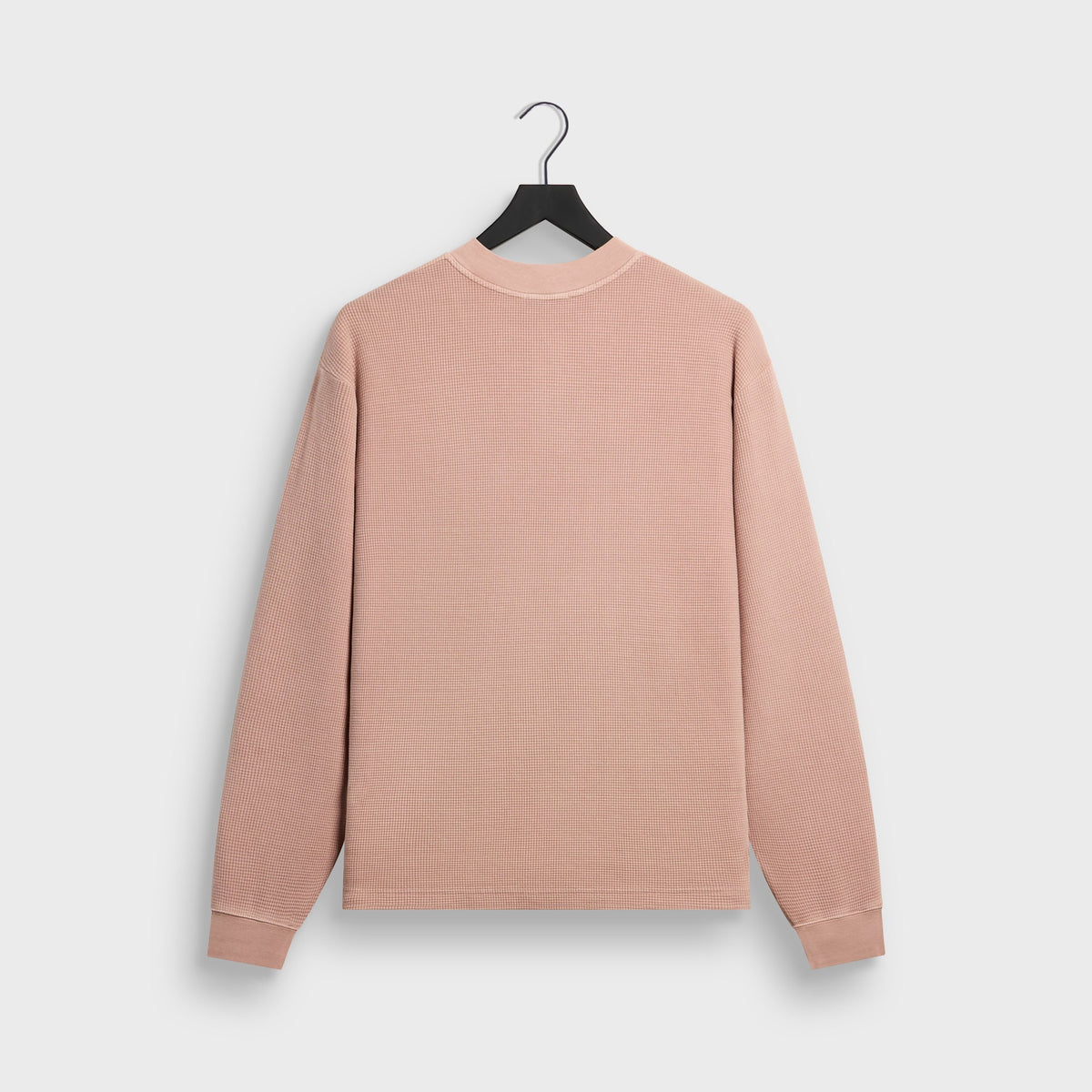 Kith Long Sleeve Waffle Albie Henley - Morganite - PH