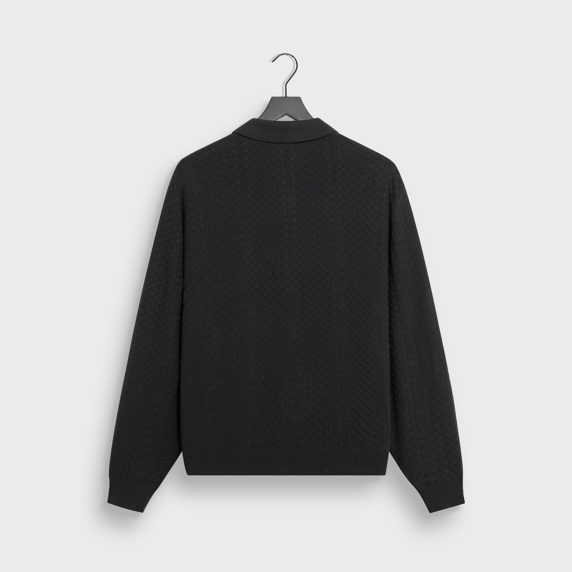 Kith Long Sleeve Tilden Pullover - Black