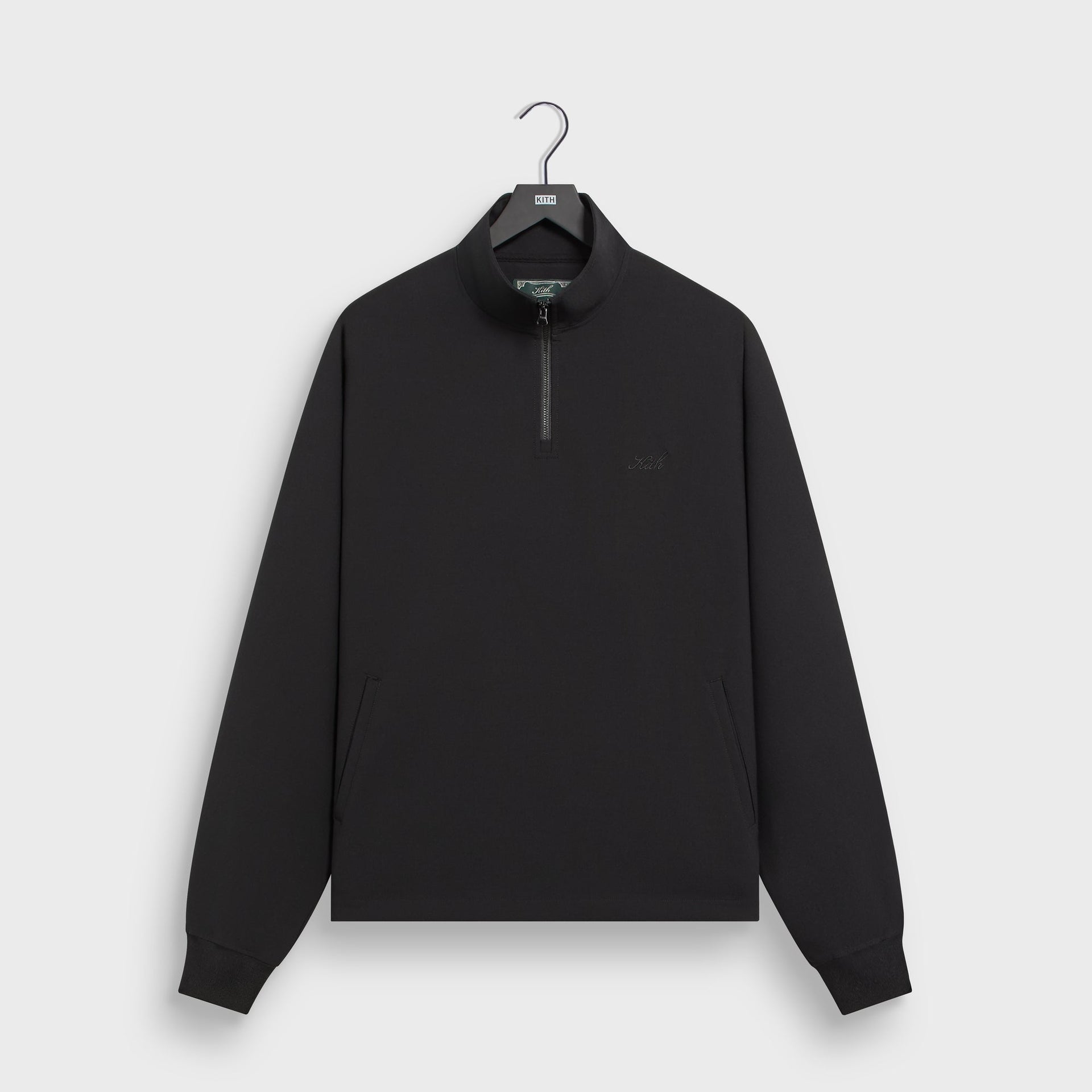 Kith Davis Quarter Zip Pullover - Black