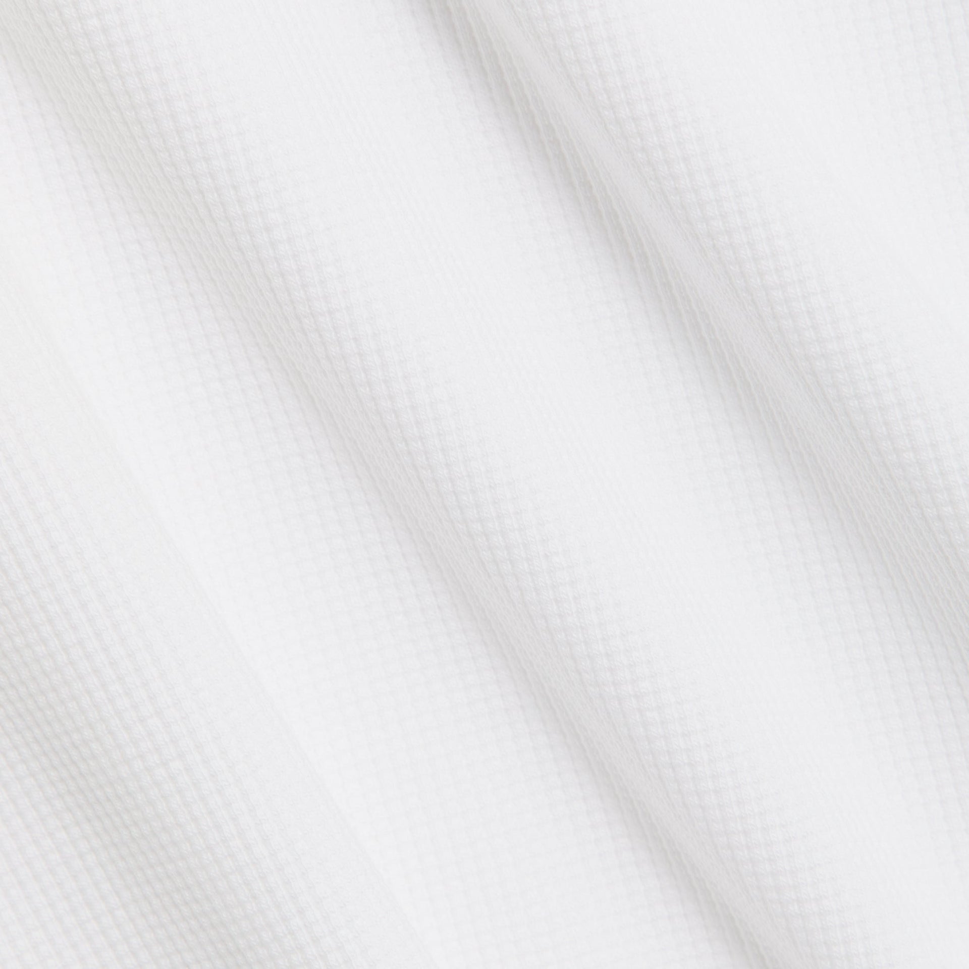 Kith Micro Waffle Long Sleeve Colby Pullover - White