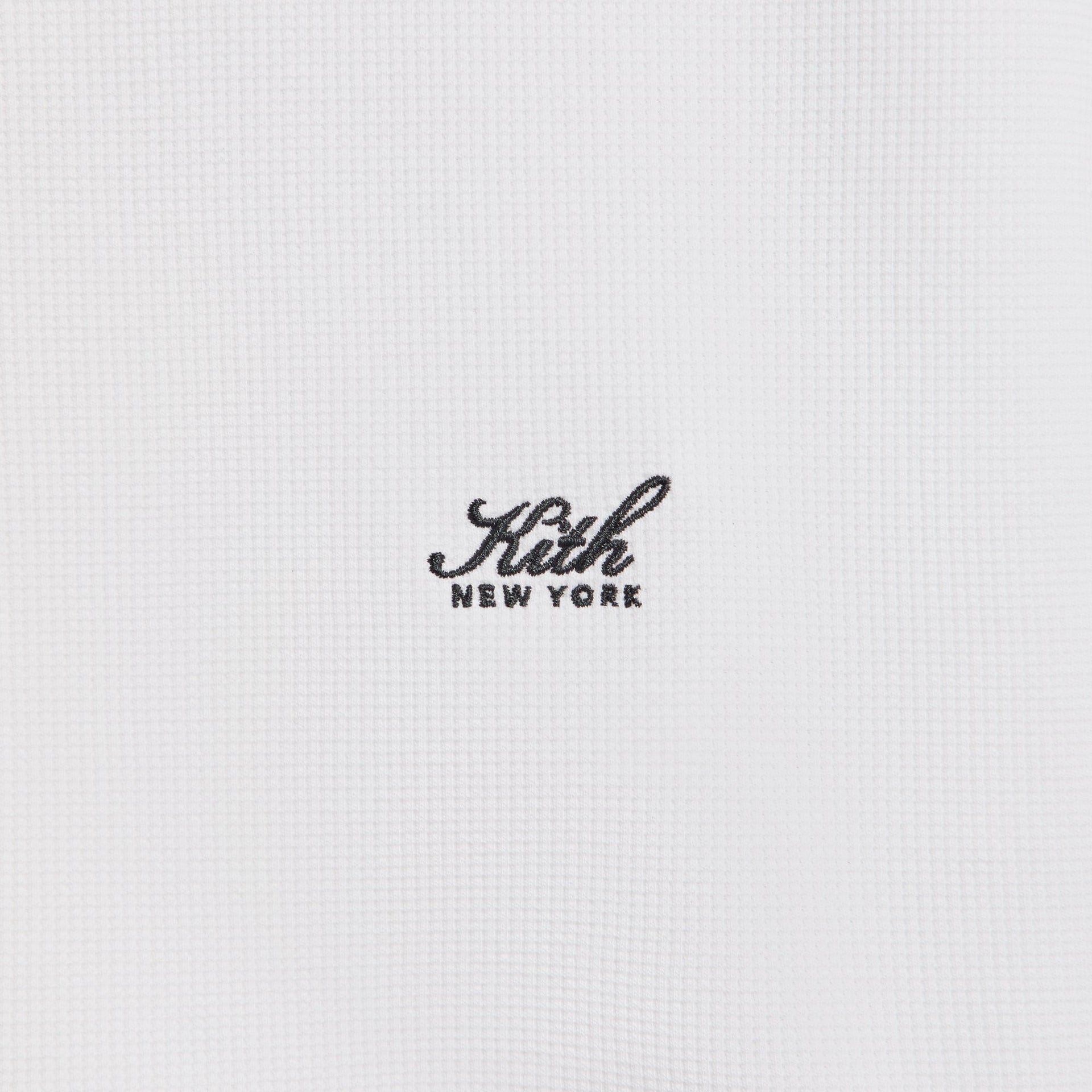 Kith Micro Waffle Tomas Shirt - White