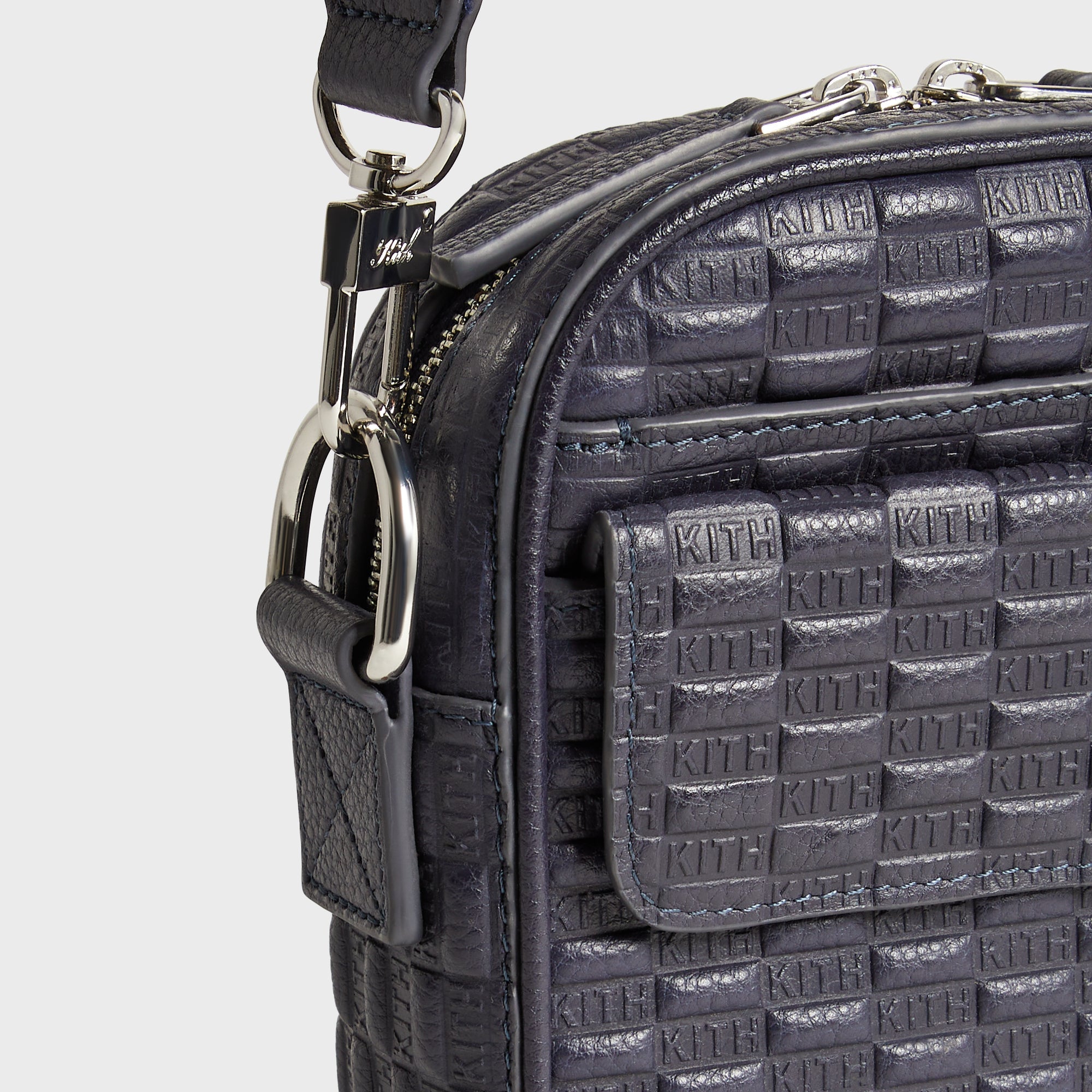 Kith Monogram Tumbled Leather Passenger K15 Bag - Ink – Kith Canada