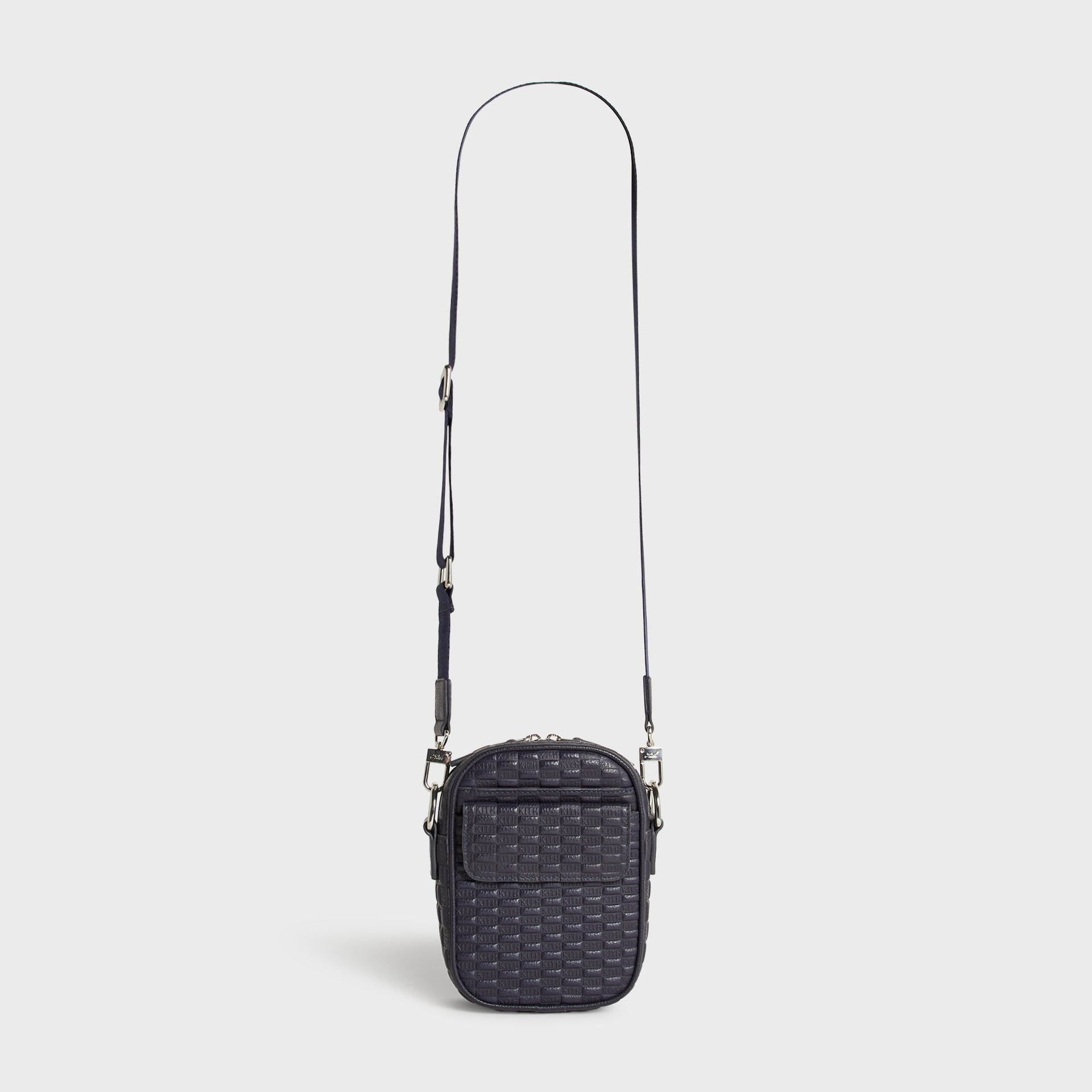 Kith Monogram Tumbled Leather Passenger K15 Bag - Ink