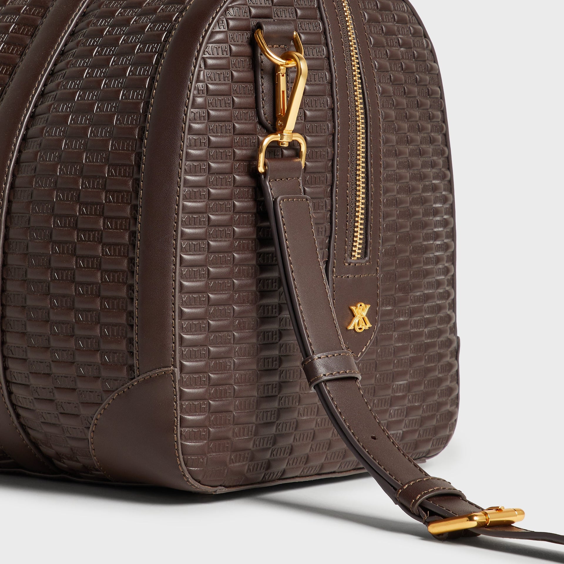 Kith Monogram Smooth Leather Traveler K40 Duffle Bag - Zoom