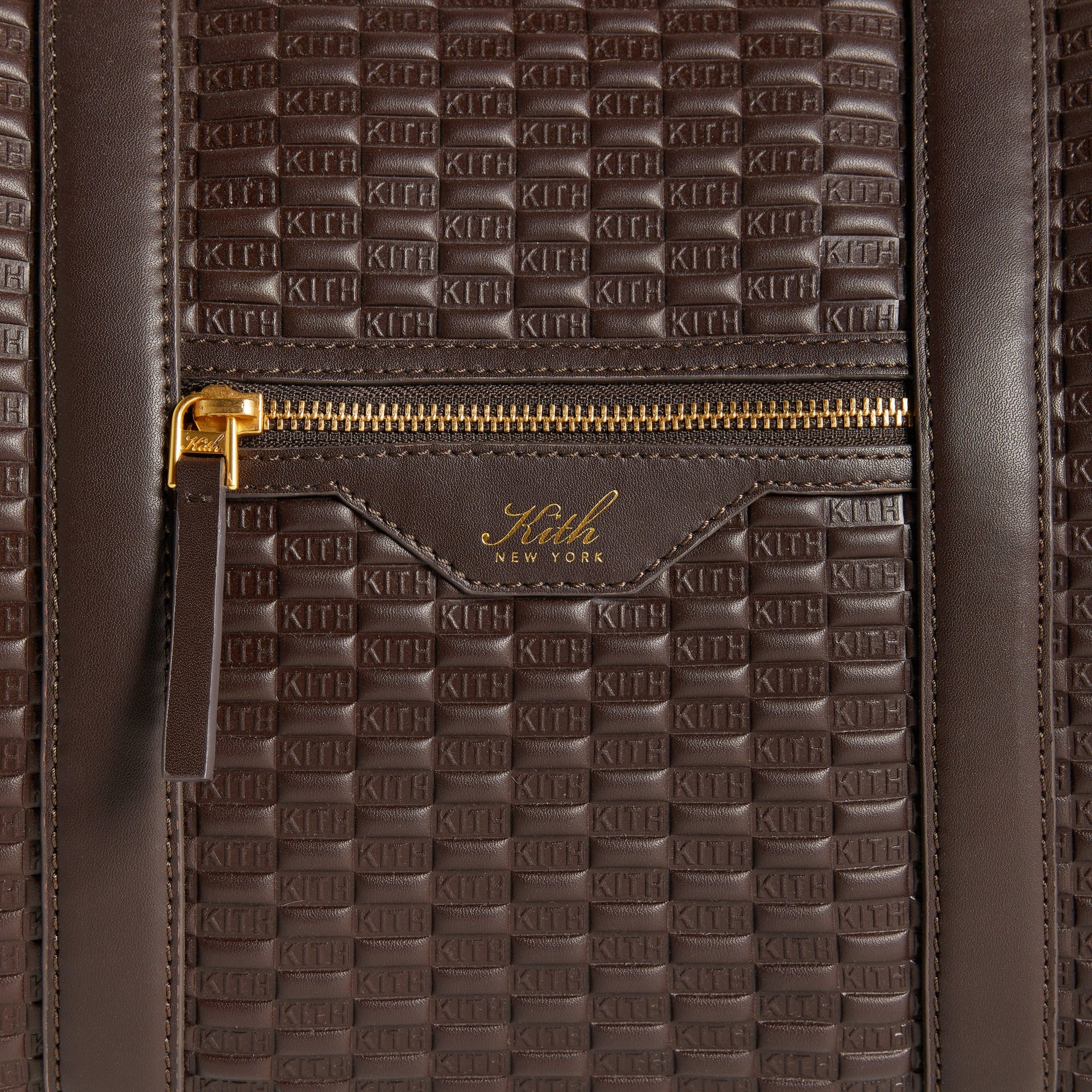 Kith Monogram Smooth Leather Traveler K40 Duffle Bag - Zoom