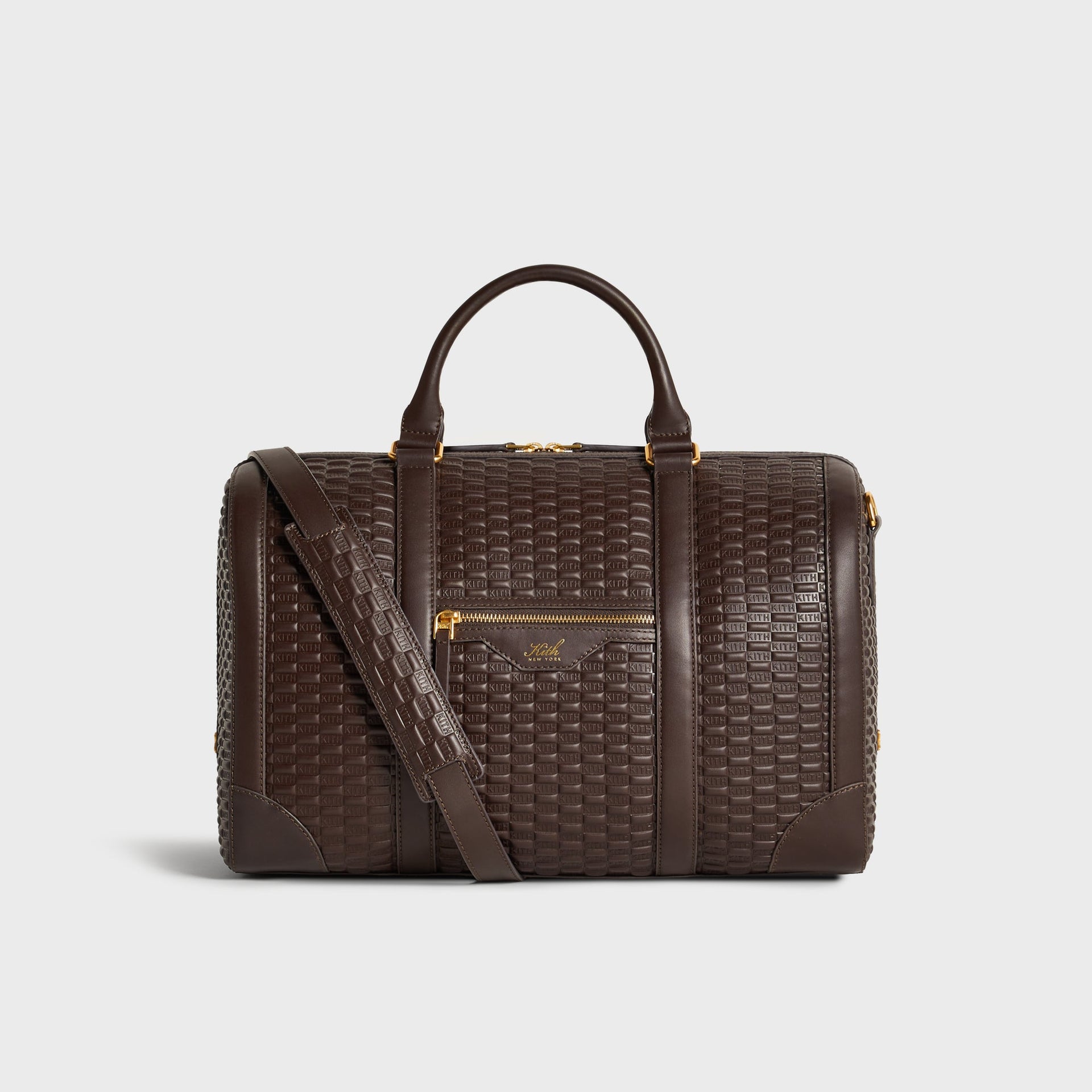 Kith Monogram Smooth Leather Traveler K40 Duffle Bag - Zoom