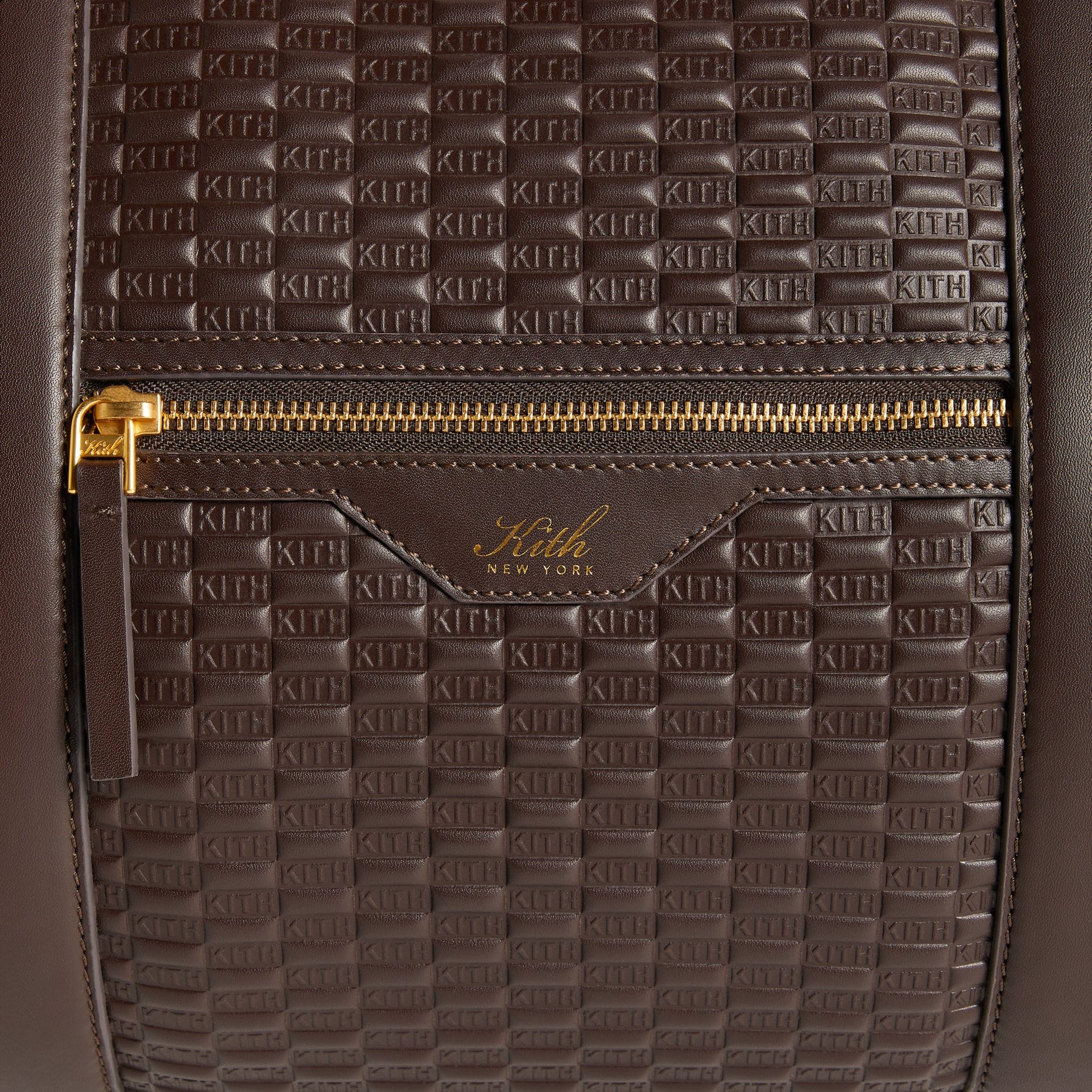 Kith Monogram Smooth Leather Traveler K55 Duffle Bag - Zoom