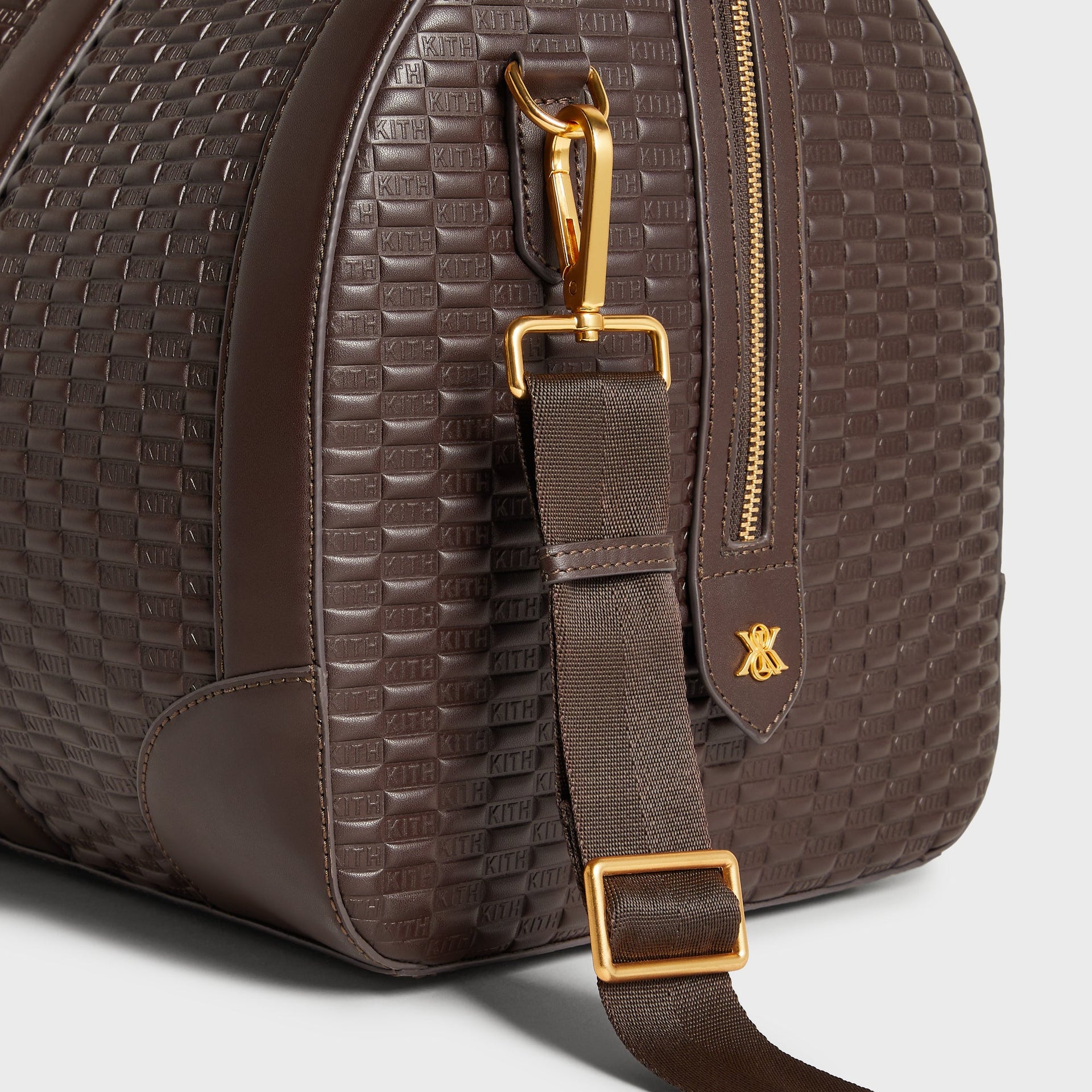 Kith Monogram Smooth Leather Traveler K55 Duffle Bag - Zoom