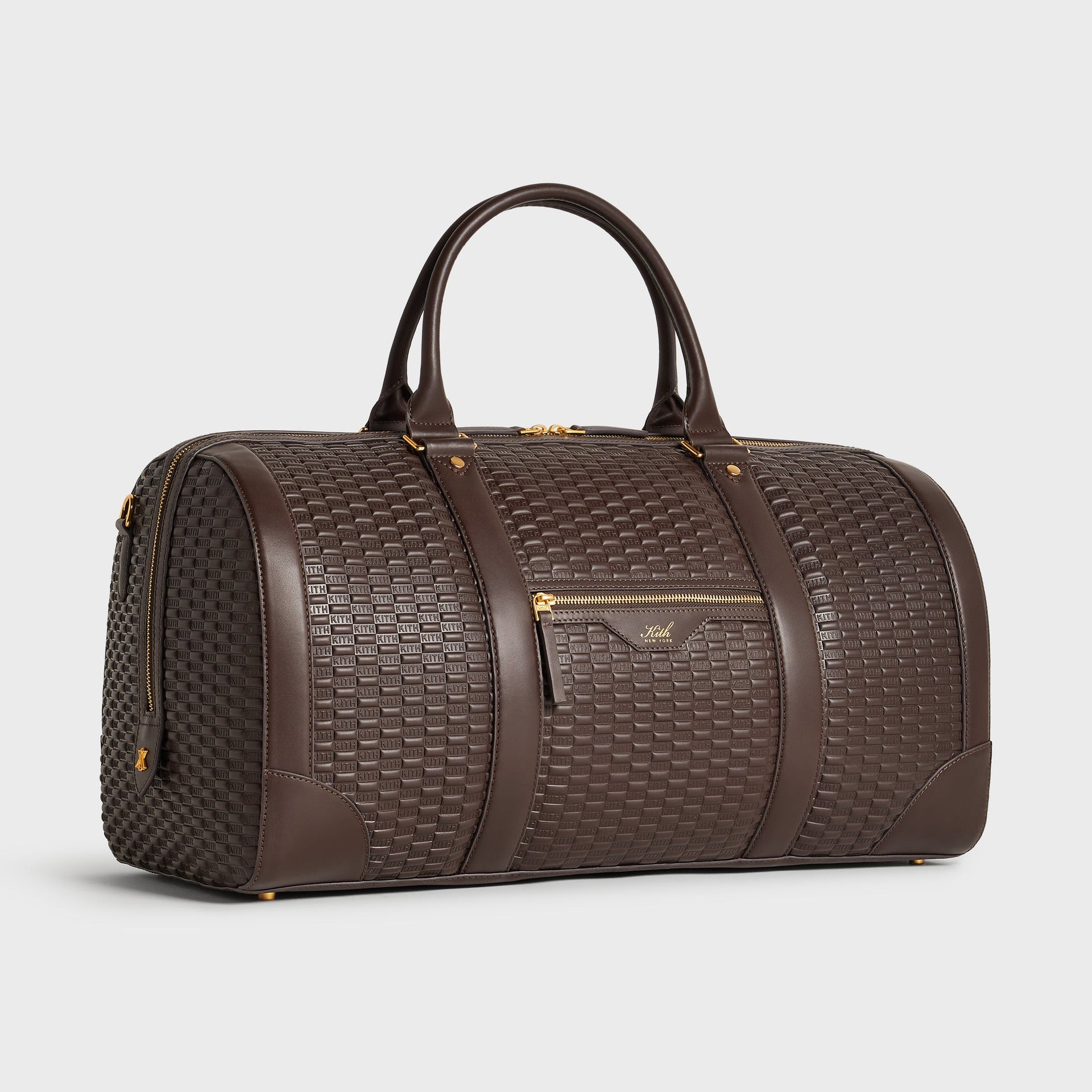 Kith Monogram Smooth Leather Traveler K55 Duffle Bag - Zoom
